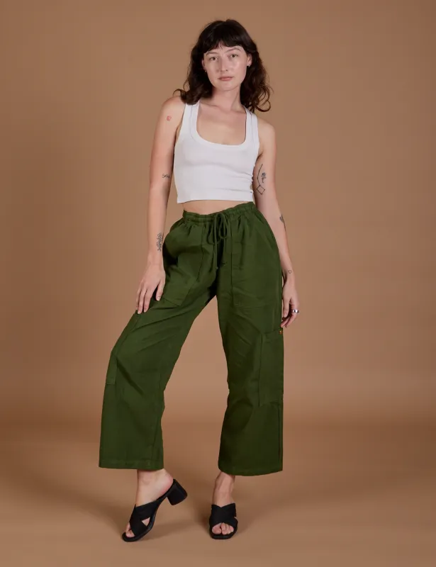 Drop Pocket Cargo Pants - Evergreen sold by Big Bud Press