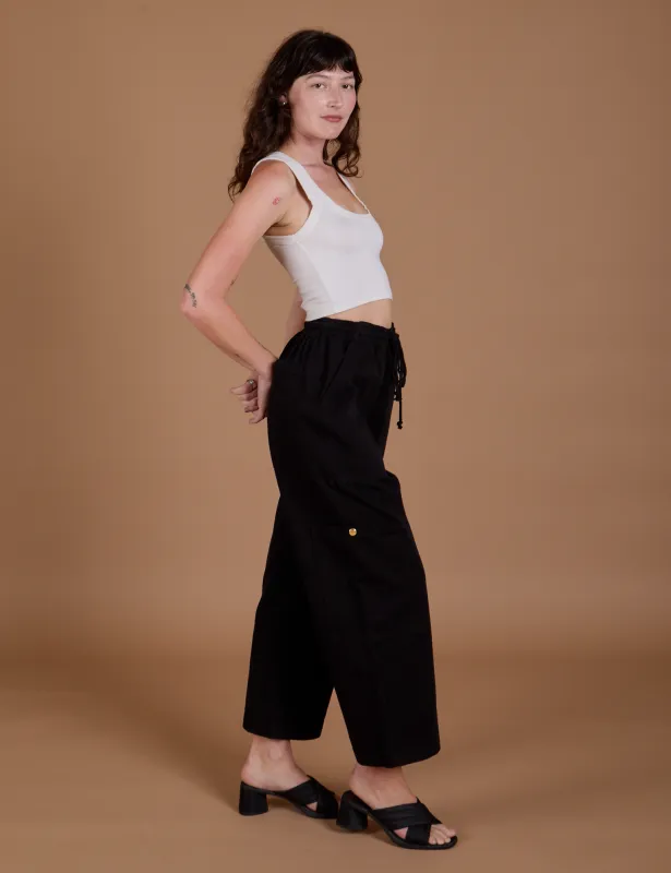 Drop Pocket Cargo Pants - Basic Black sold by Big Bud Press