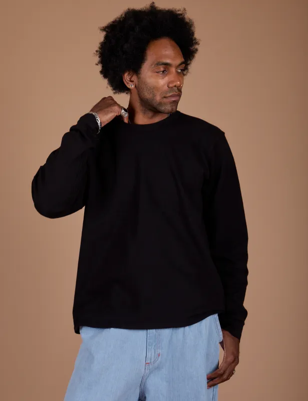 Long Sleeve Burly Tee - Basic Black sold by Big Bud Press