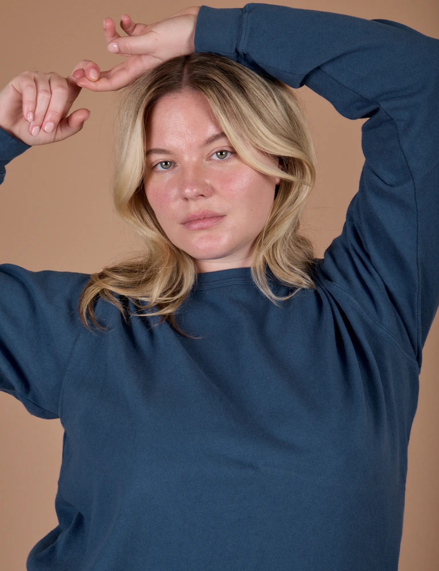 Long Sleeve Burly Tee - French Blue sold by Big Bud Press product image thumbnail 4