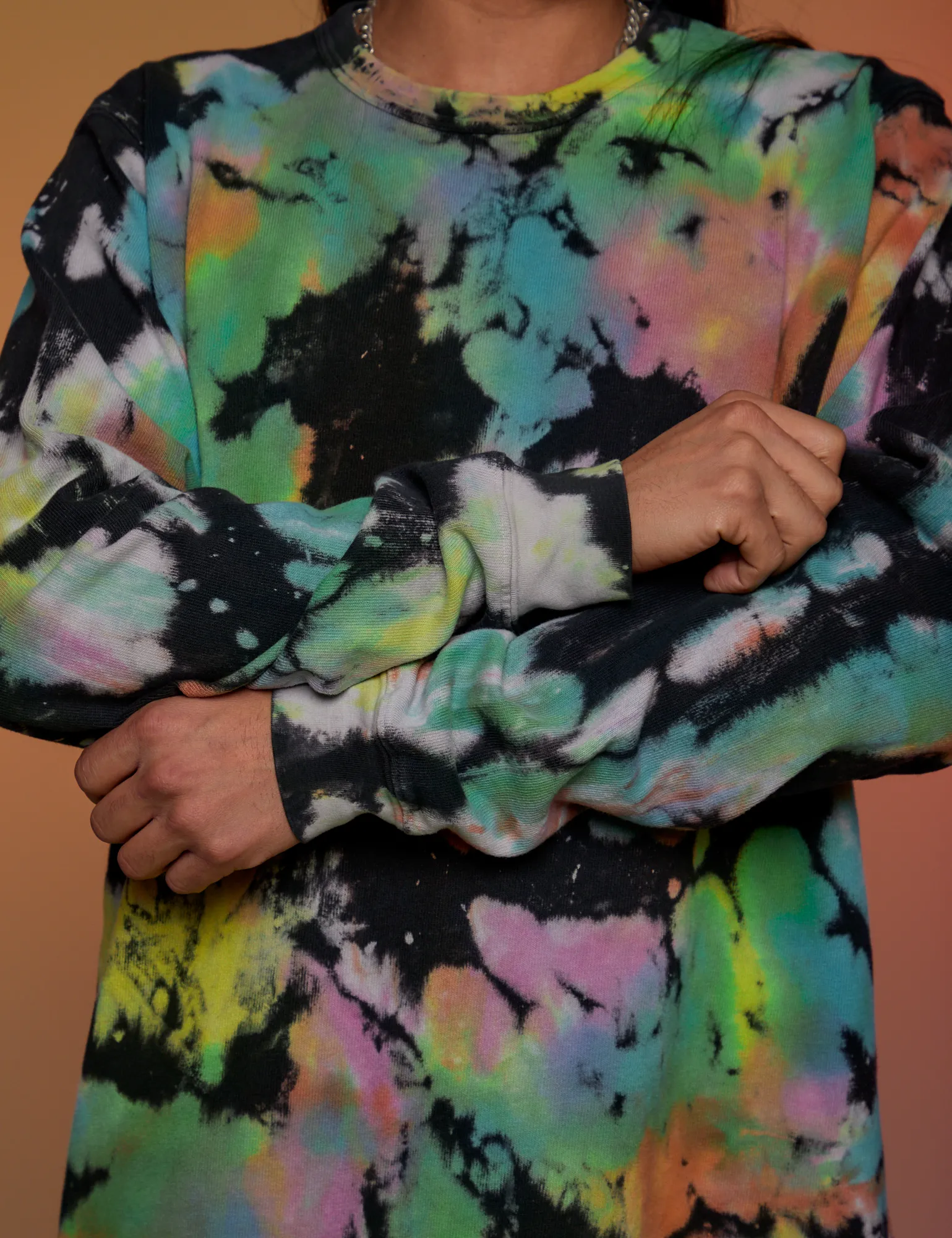 Magic Waters Long Sleeve Burly Tee - Rainbow sold by Big Bud Press product image thumbnail 5