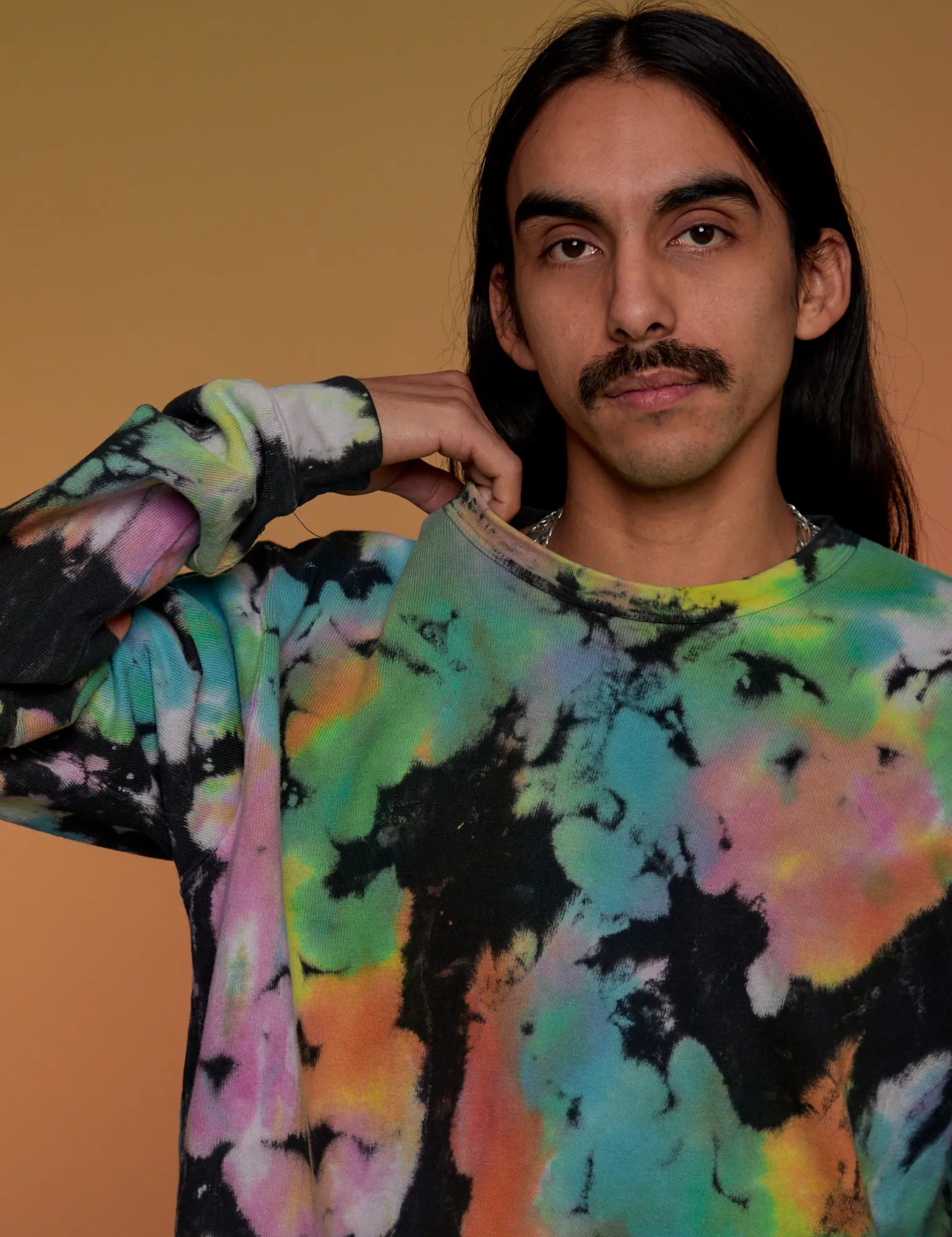 Magic Waters Long Sleeve Burly Tee - Rainbow sold by Big Bud Press product image thumbnail 4