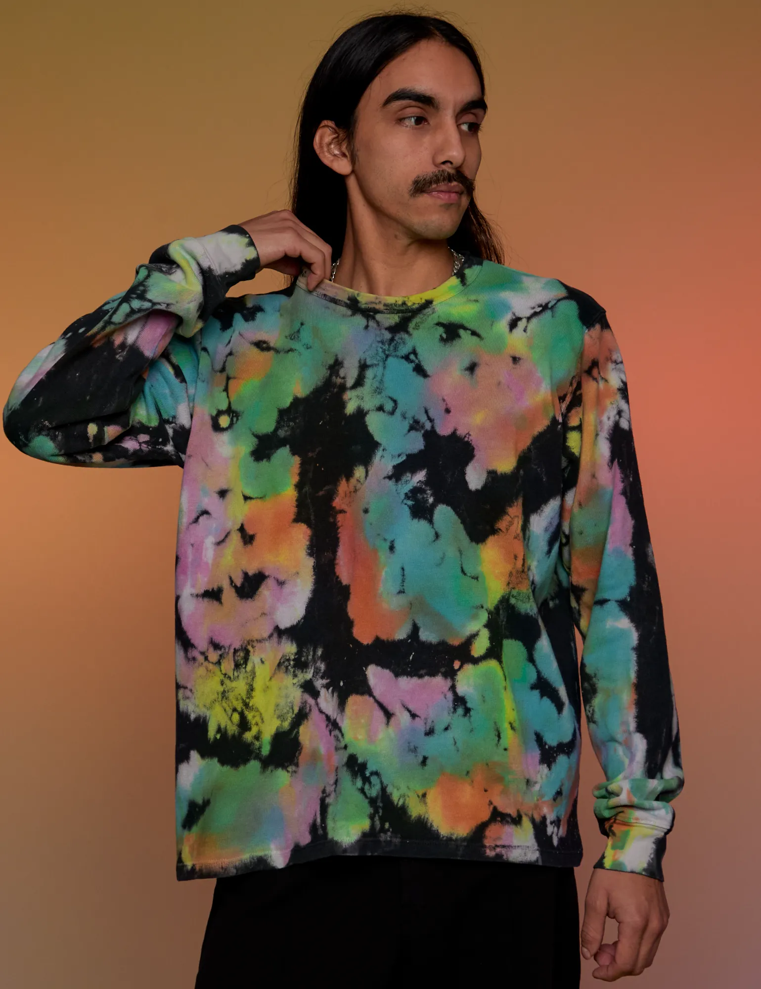 Magic Waters Long Sleeve Burly Tee - Rainbow sold by Big Bud Press