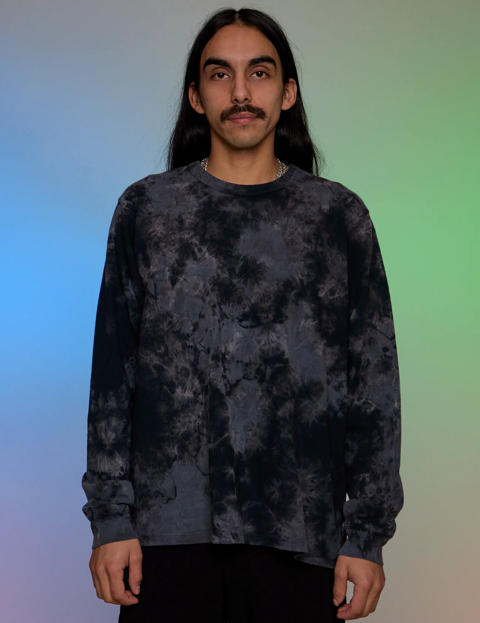 Magic Waters Long Sleeve Burly Tee - Black sold by Big Bud Press product image thumbnail 3