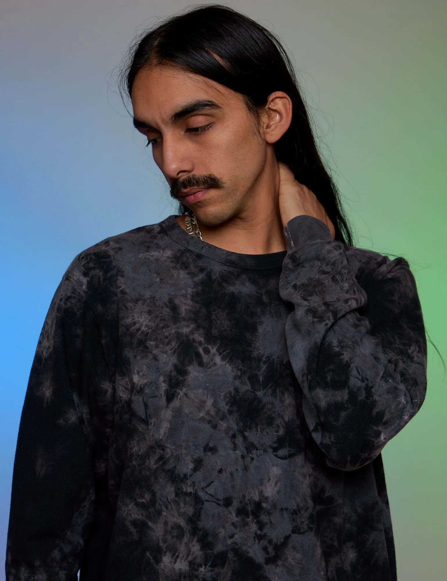 Magic Waters Long Sleeve Burly Tee - Black sold by Big Bud Press product image thumbnail 4