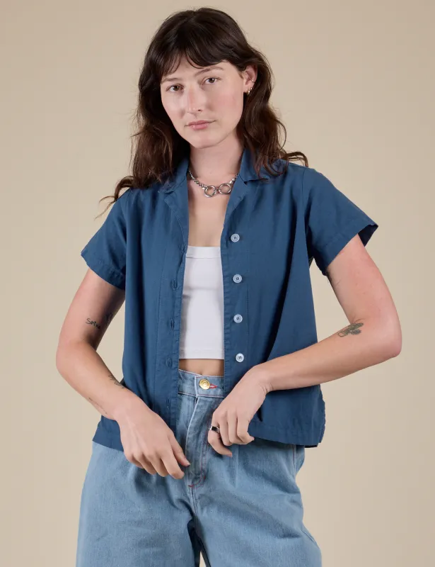 Pantry Button-Up - French Blue made by Big Bud Press