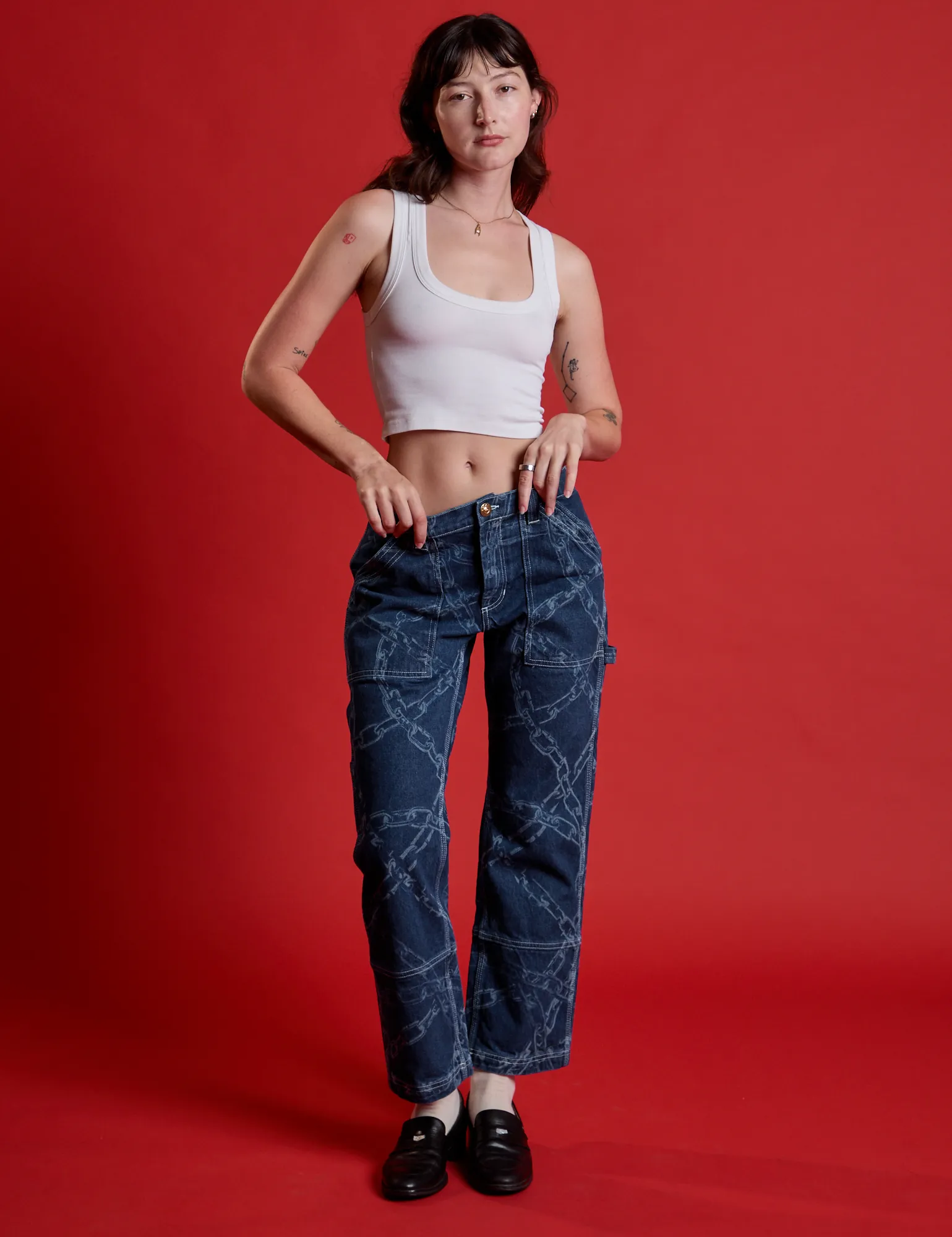 Mid-Rise Carpenter Jeans - Chain Link sold by Big Bud Press product image thumbnail 3