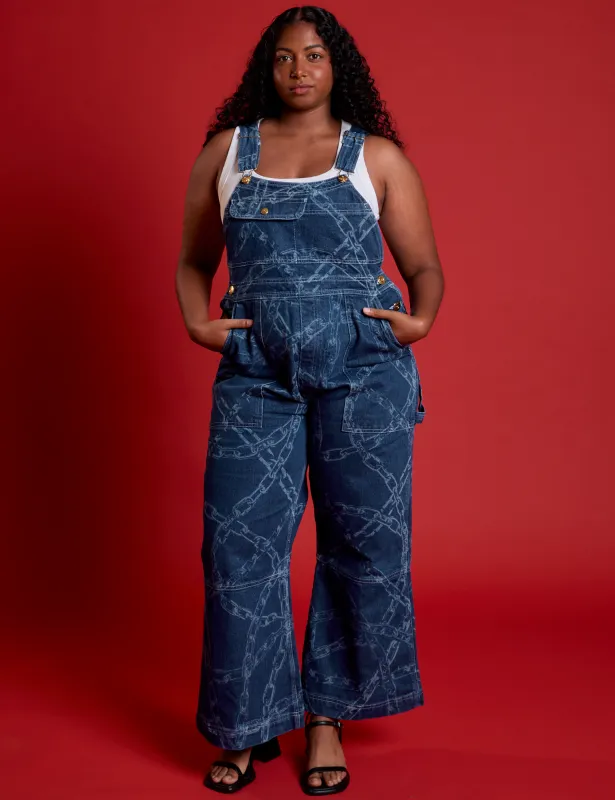 Carpenter Overalls - Chain Link sold by Big Bud Press