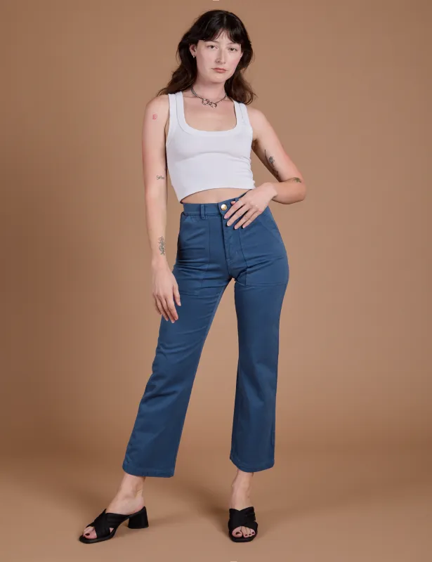 Organic Work Pants - French Blue sold by Big Bud Press