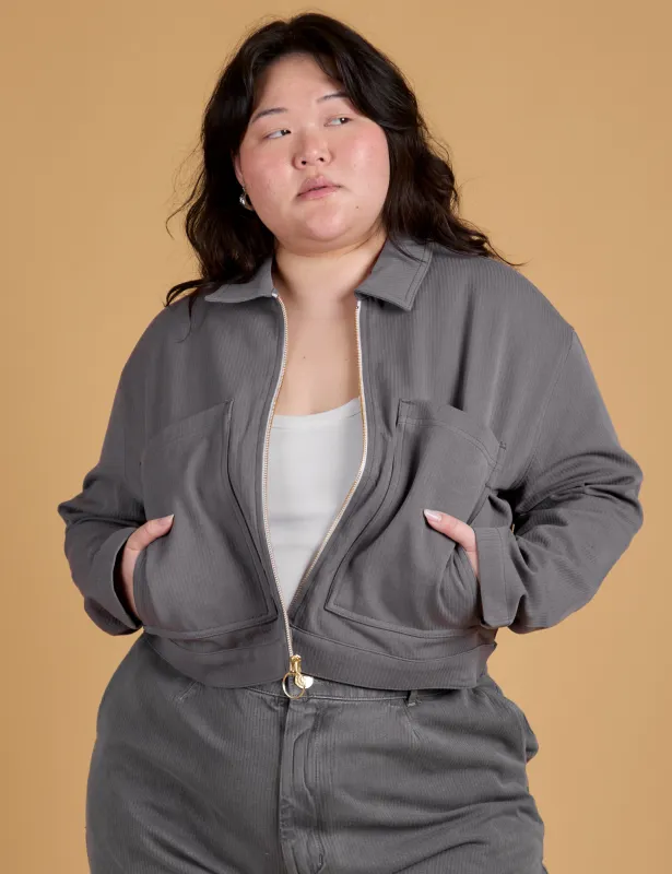 Heritage Mechanic Jacket - Washed Grey sold by Big Bud Press