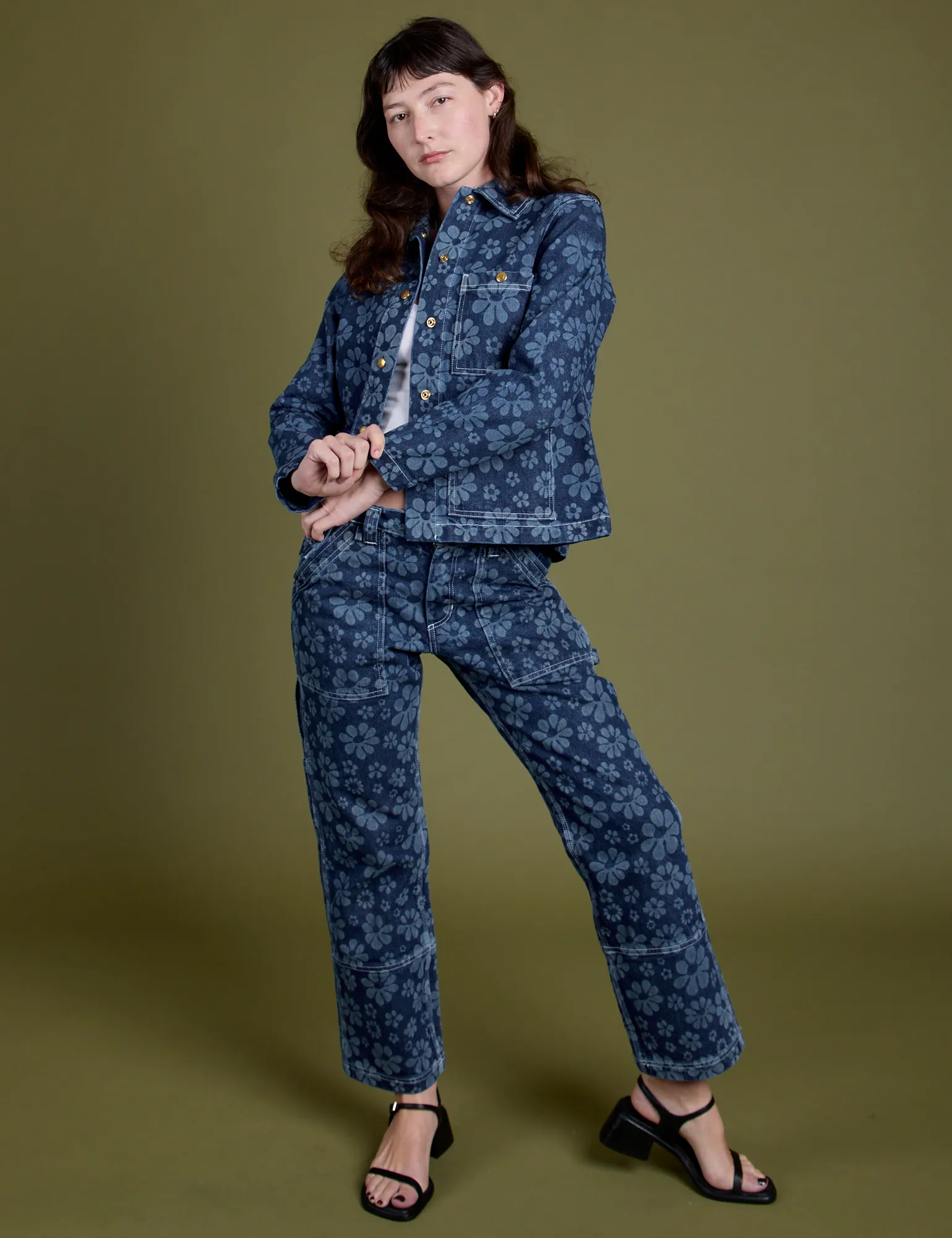 Lazy Daisy Denim Work Jacket *FINAL SALE* sold by Big Bud Press product image thumbnail 5