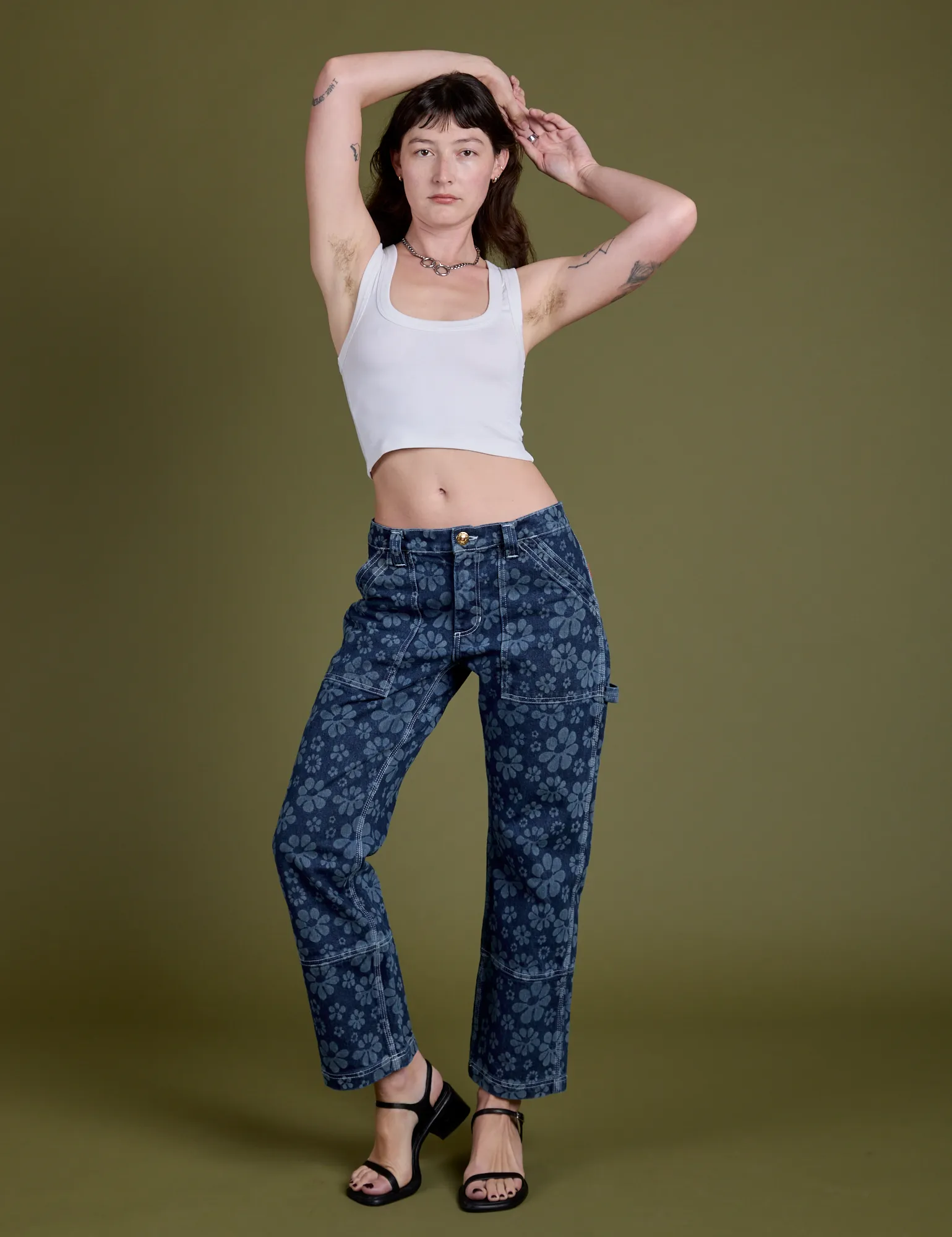 Mid-Rise Carpenter Jeans - Lazy Daisy sold by Big Bud Press product image thumbnail 5