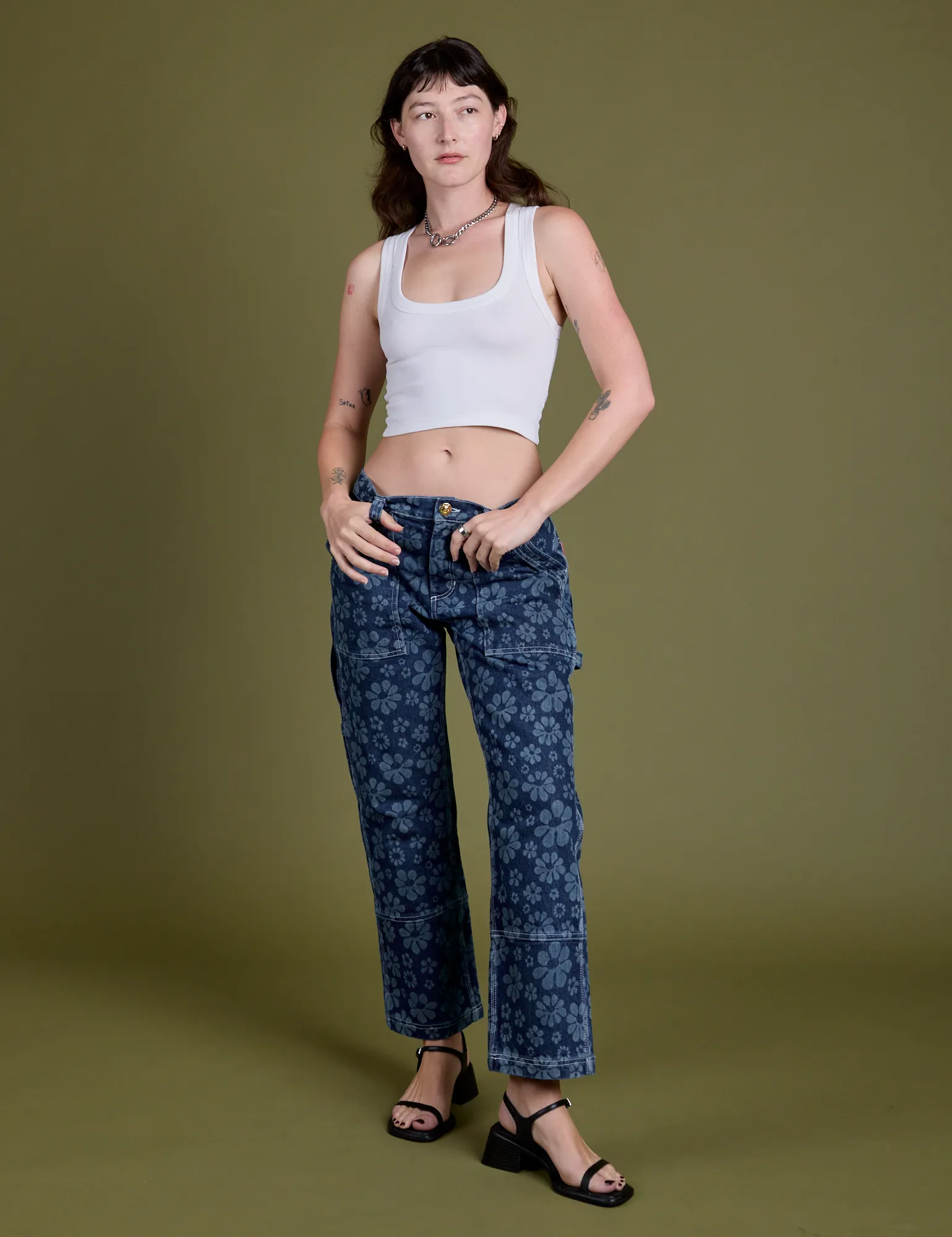 Mid-Rise Carpenter Jeans - Lazy Daisy sold by Big Bud Press product image thumbnail 3