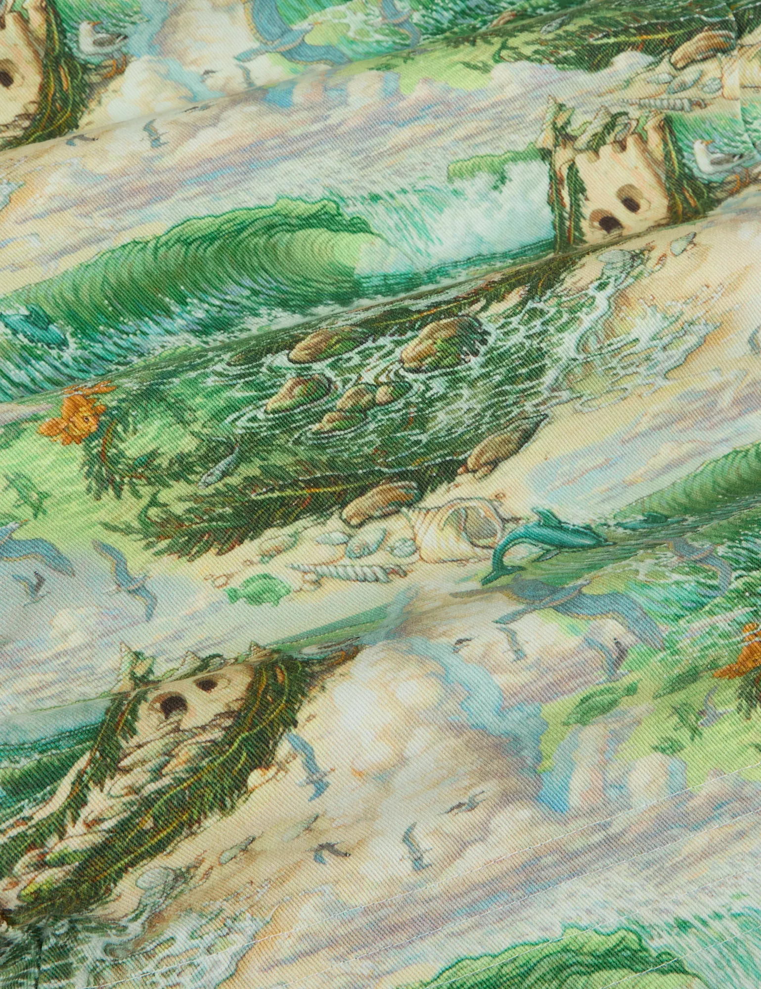 Printed Action Pants - Ocean & Sky *FINAL SALE* sold by Big Bud Press product image thumbnail 2