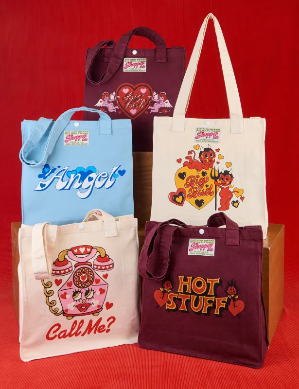 Valentine's Shopper Tote sold by Big Bud Press