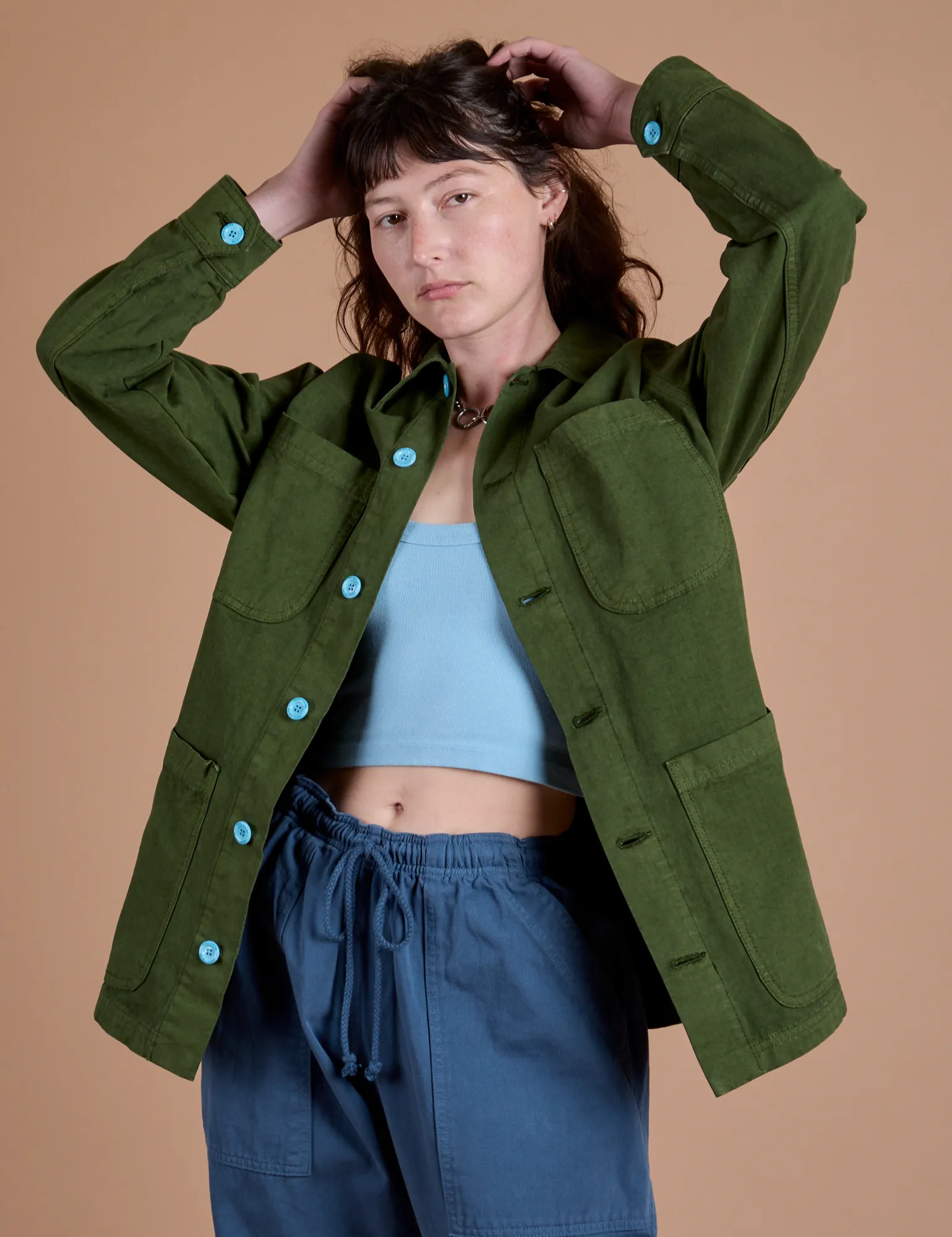 Ripstop Field Coat - Evergreen *FINAL SALE* sold by Big Bud Press product image thumbnail 3
