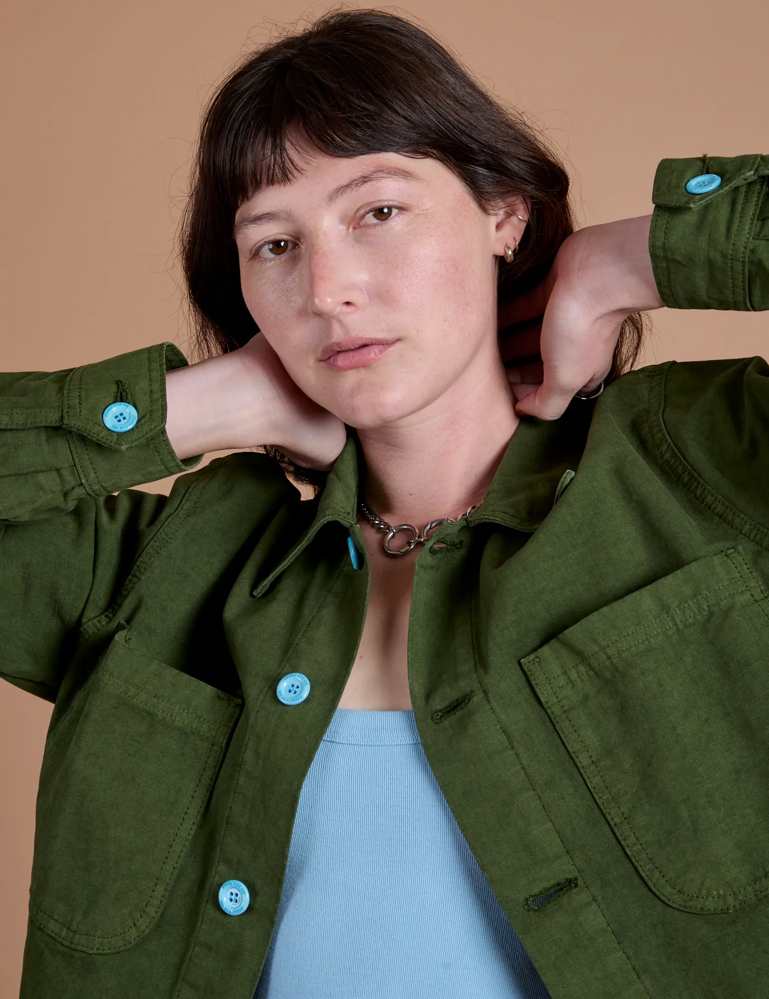 Ripstop Field Coat - Evergreen *FINAL SALE* sold by Big Bud Press product image thumbnail 4