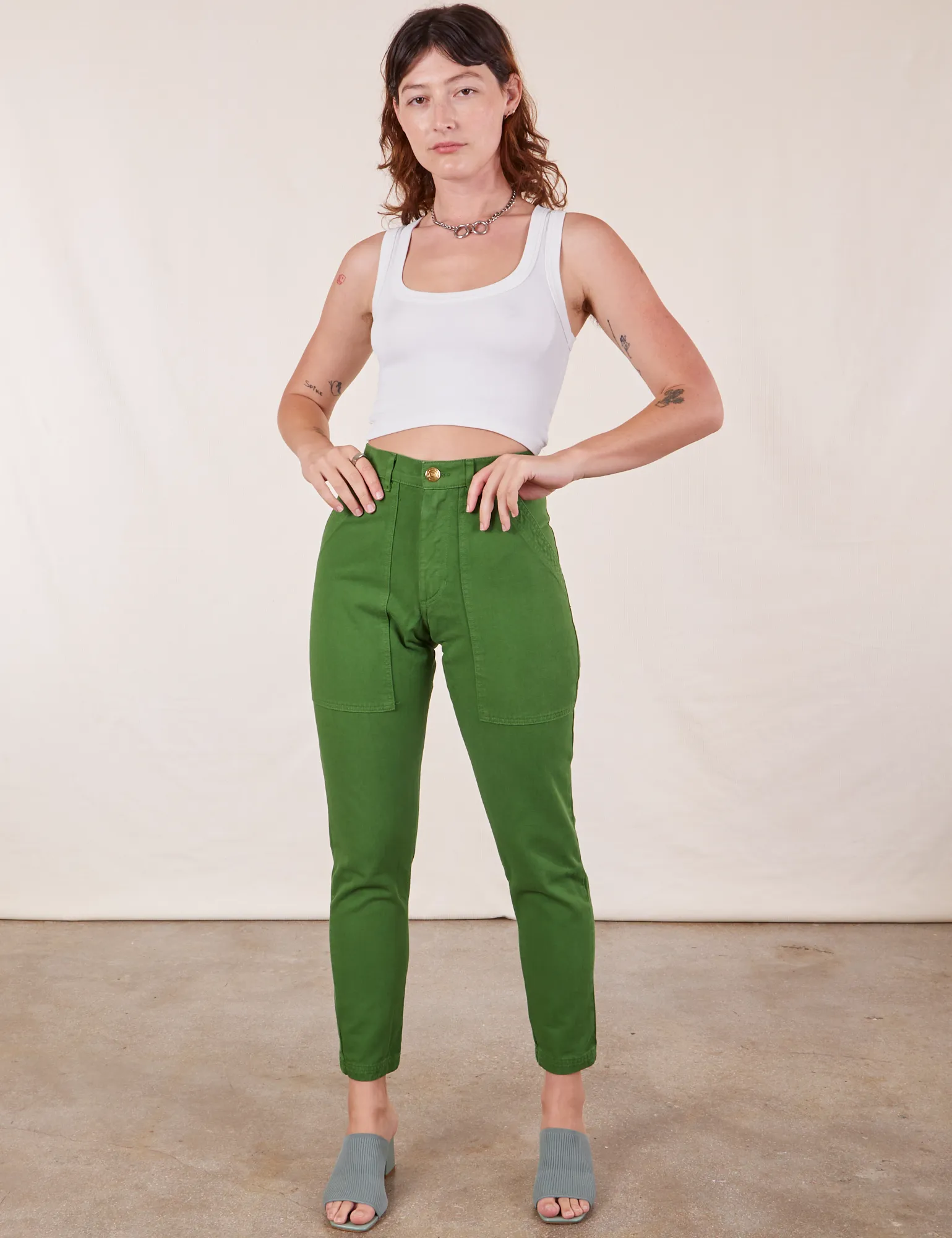 Pencil Pants - Lawn Green *FINAL SALE* sold by Big Bud Press product image thumbnail 3