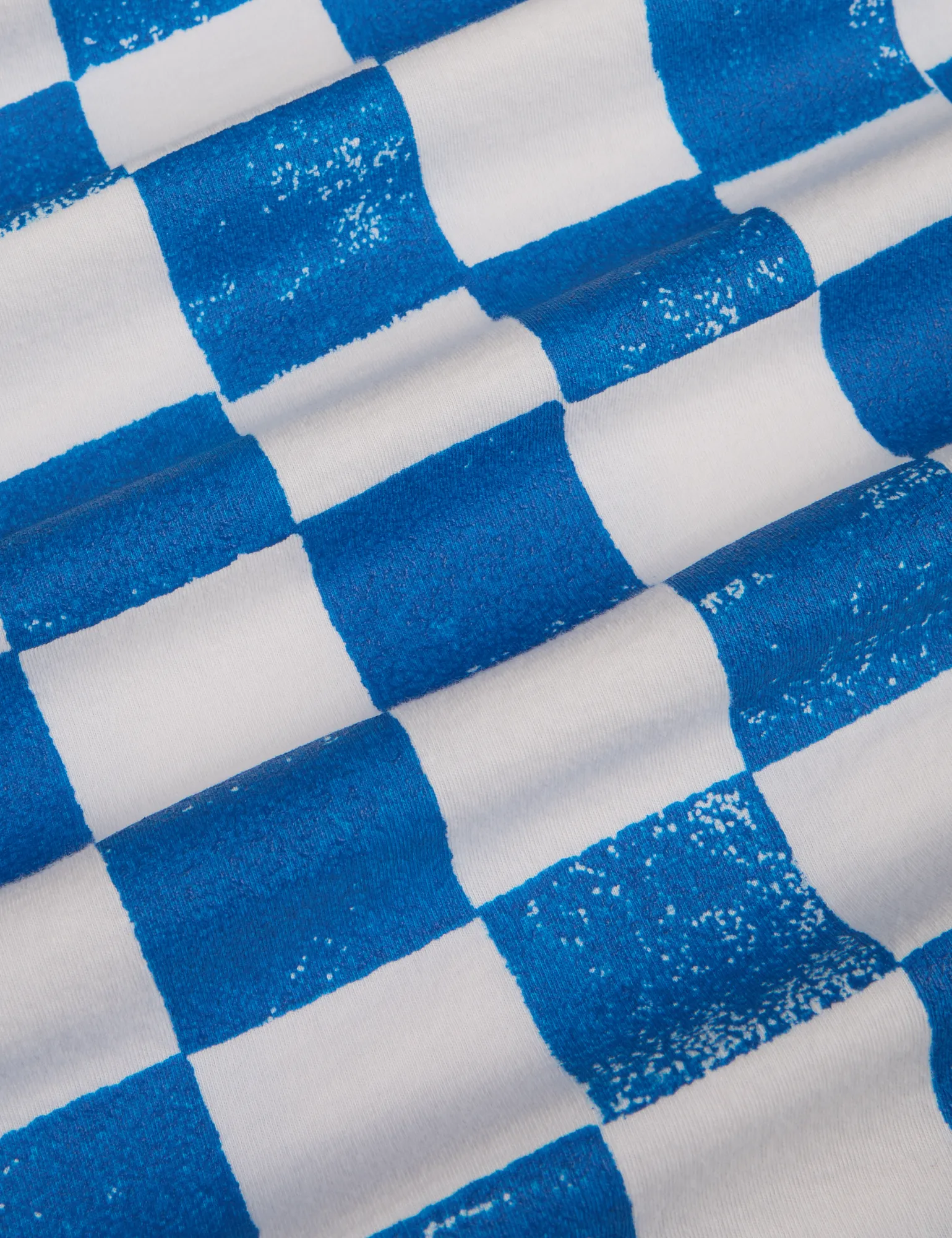 Checker Organic Tee - Blue *FINAL SALE* sold by Big Bud Press product image thumbnail 2