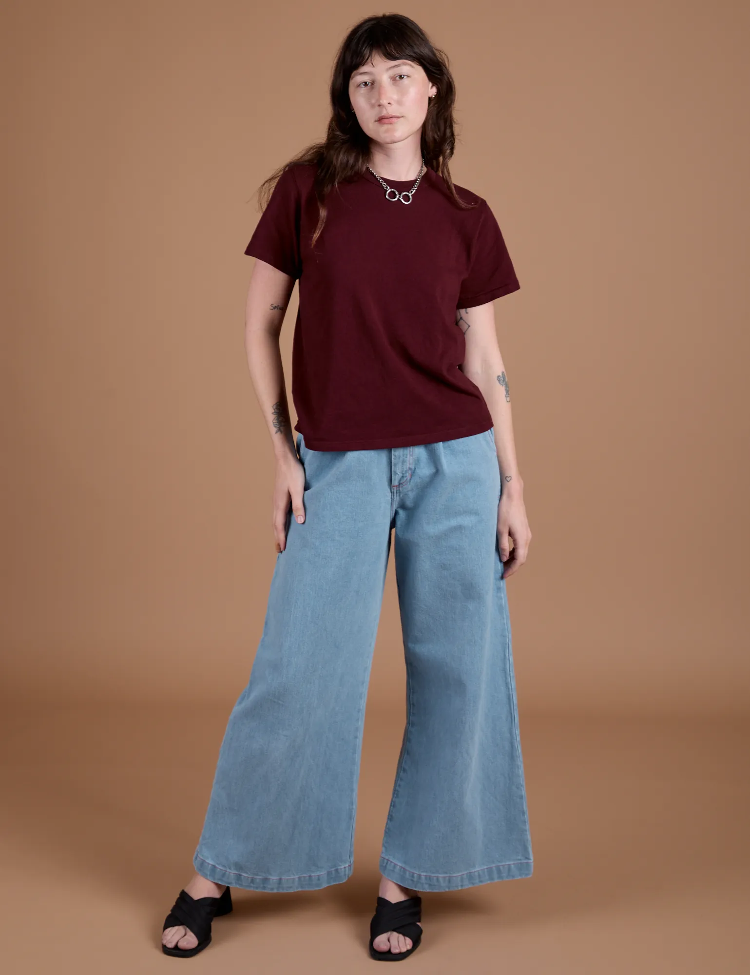 Burly Tee - Red Wine sold by Big Bud Press product image thumbnail 3