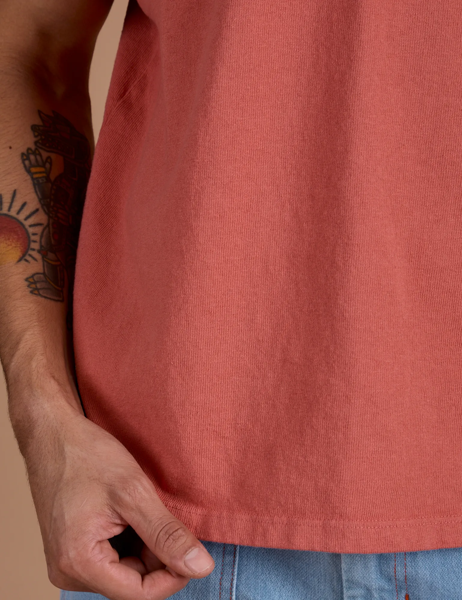 Burly Tee - Raspberry Sorbet sold by Big Bud Press product image thumbnail 5