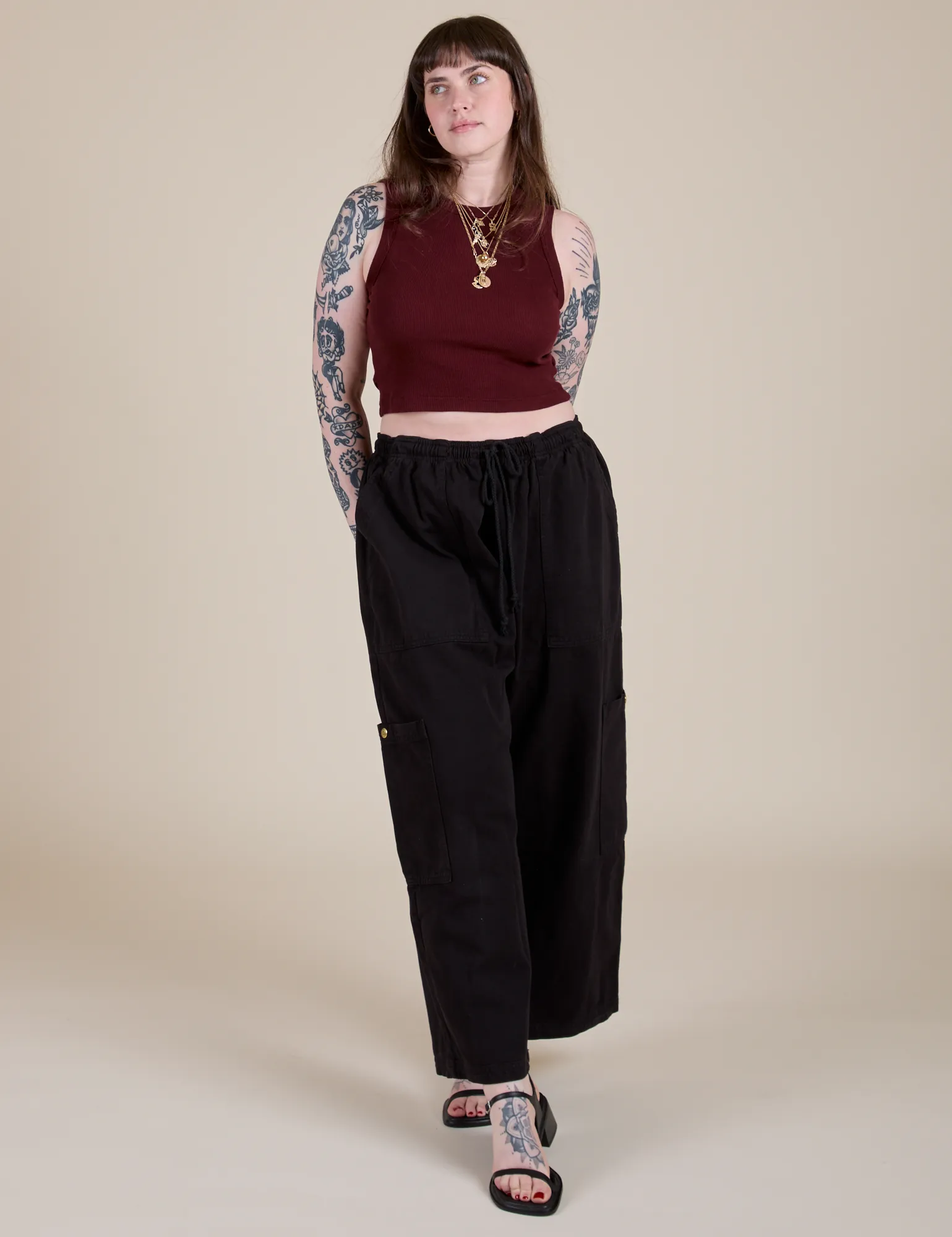 Muscle Tee - Red Wine sold by Big Bud Press product image thumbnail 4