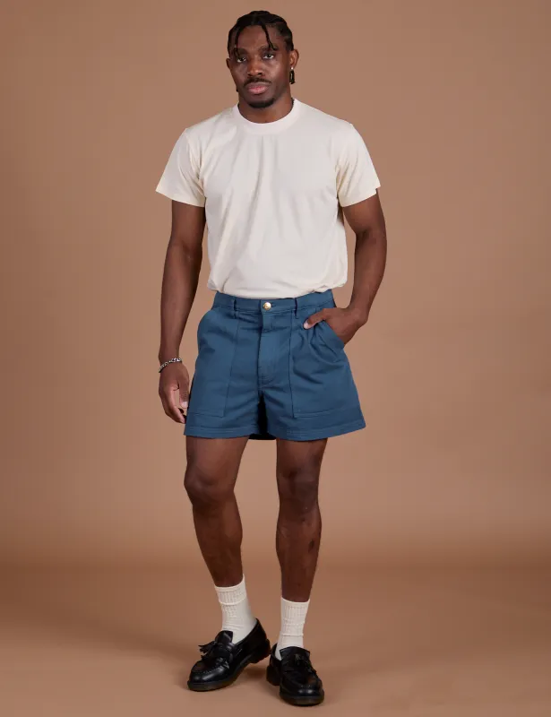 Classic Work Shorts - French Blue made by Big Bud Press