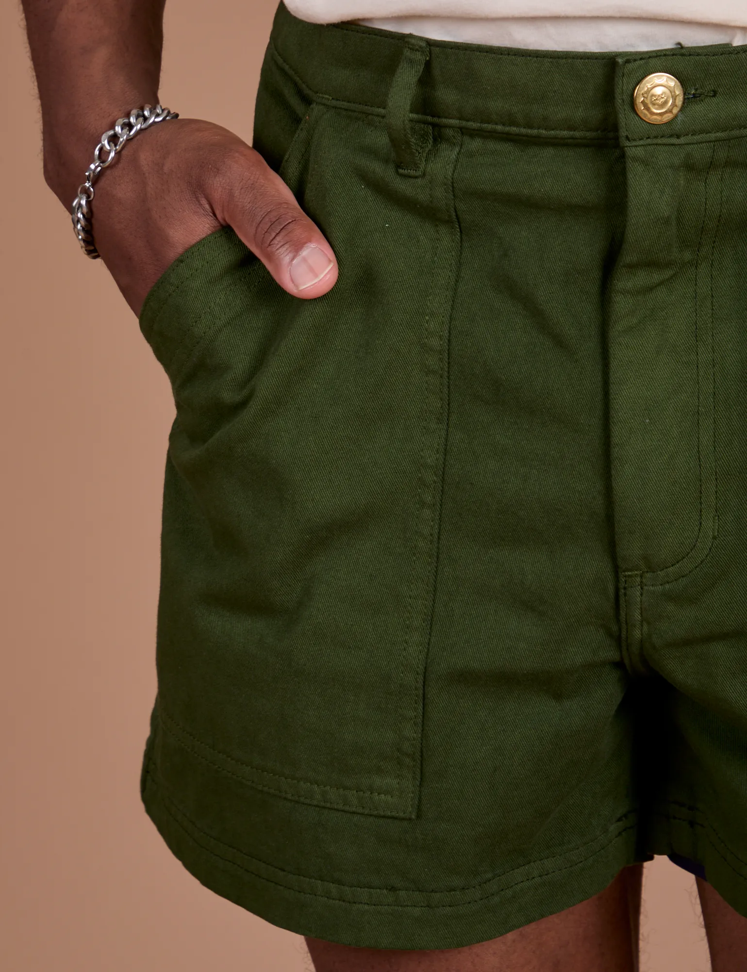Classic Work Shorts - Evergreen sold by Big Bud Press product image thumbnail 4