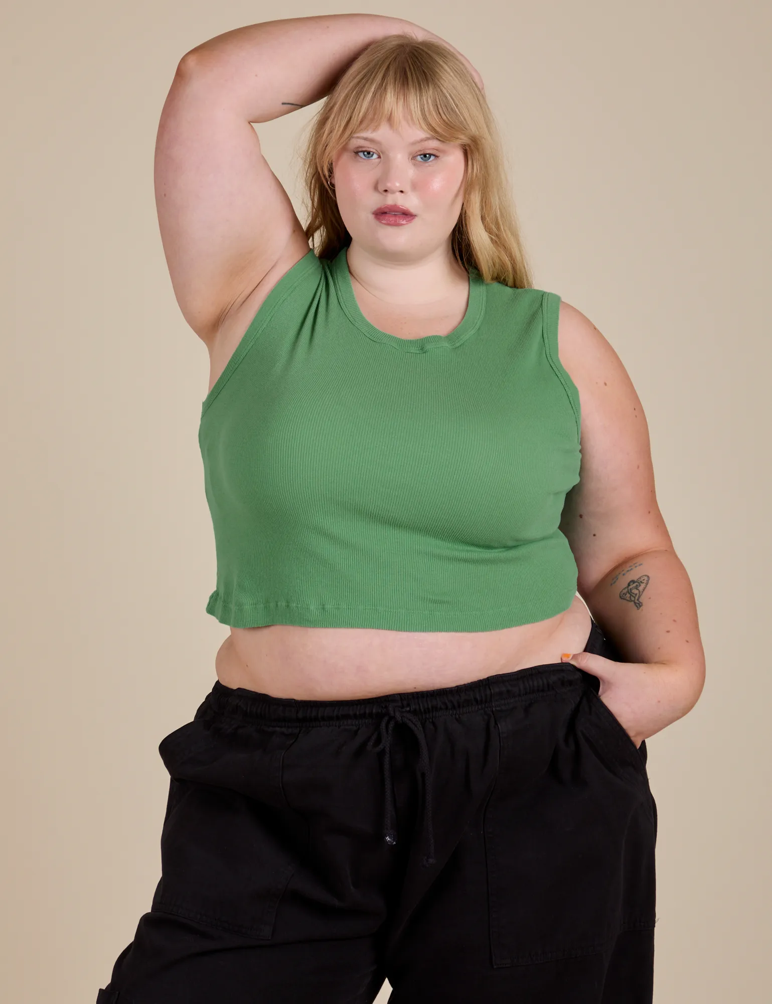 Muscle Tee - Seafoam Green sold by Big Bud Press product image thumbnail 3