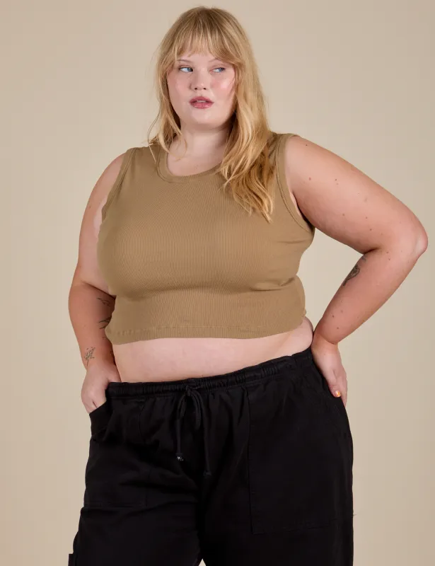 Muscle Tee - Desert Brown made by Big Bud Press