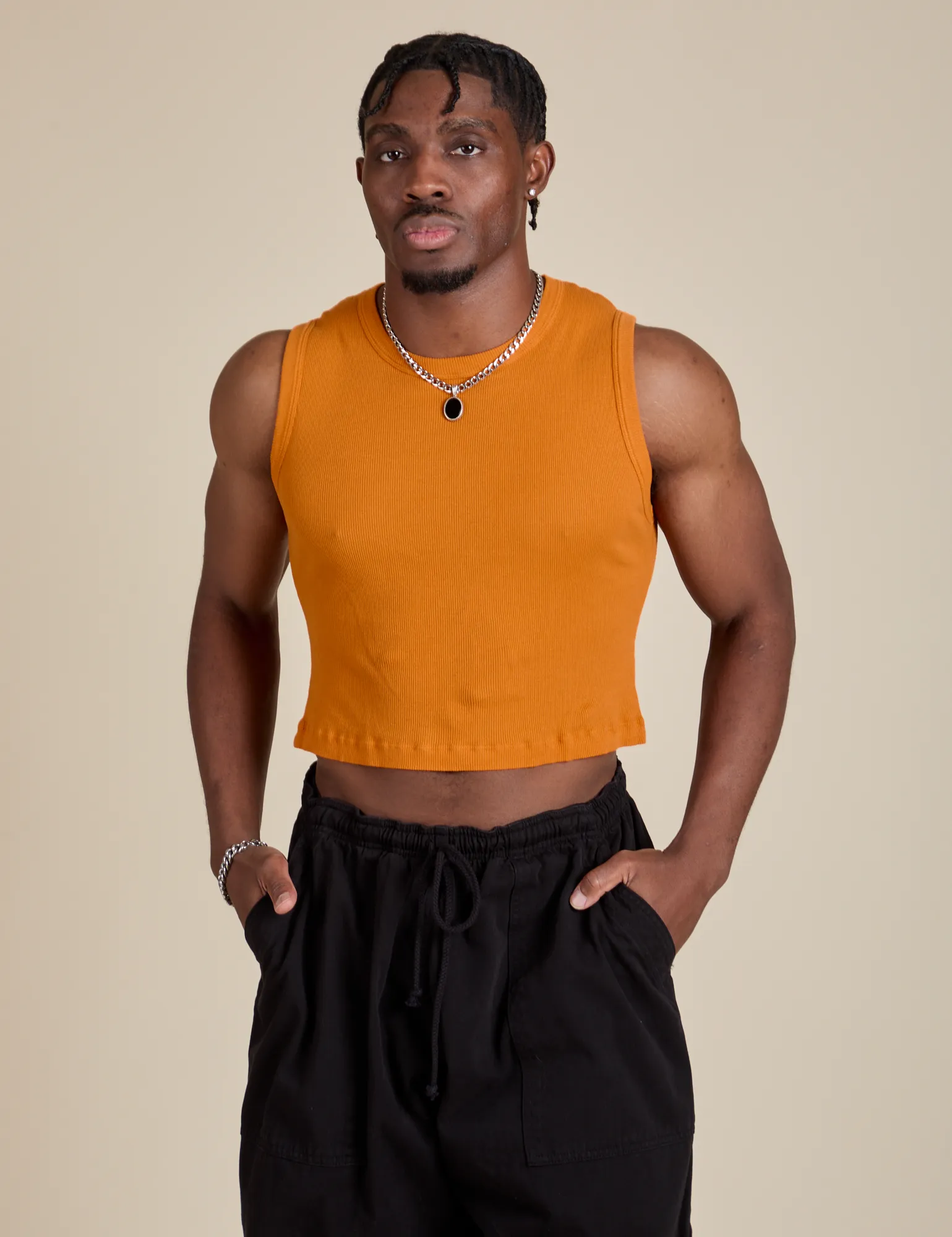 Muscle Tee - Creamsicle Orange sold by Big Bud Press product image thumbnail 3