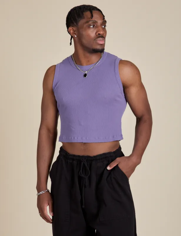 Muscle Tee - Faded Grape made by Big Bud Press