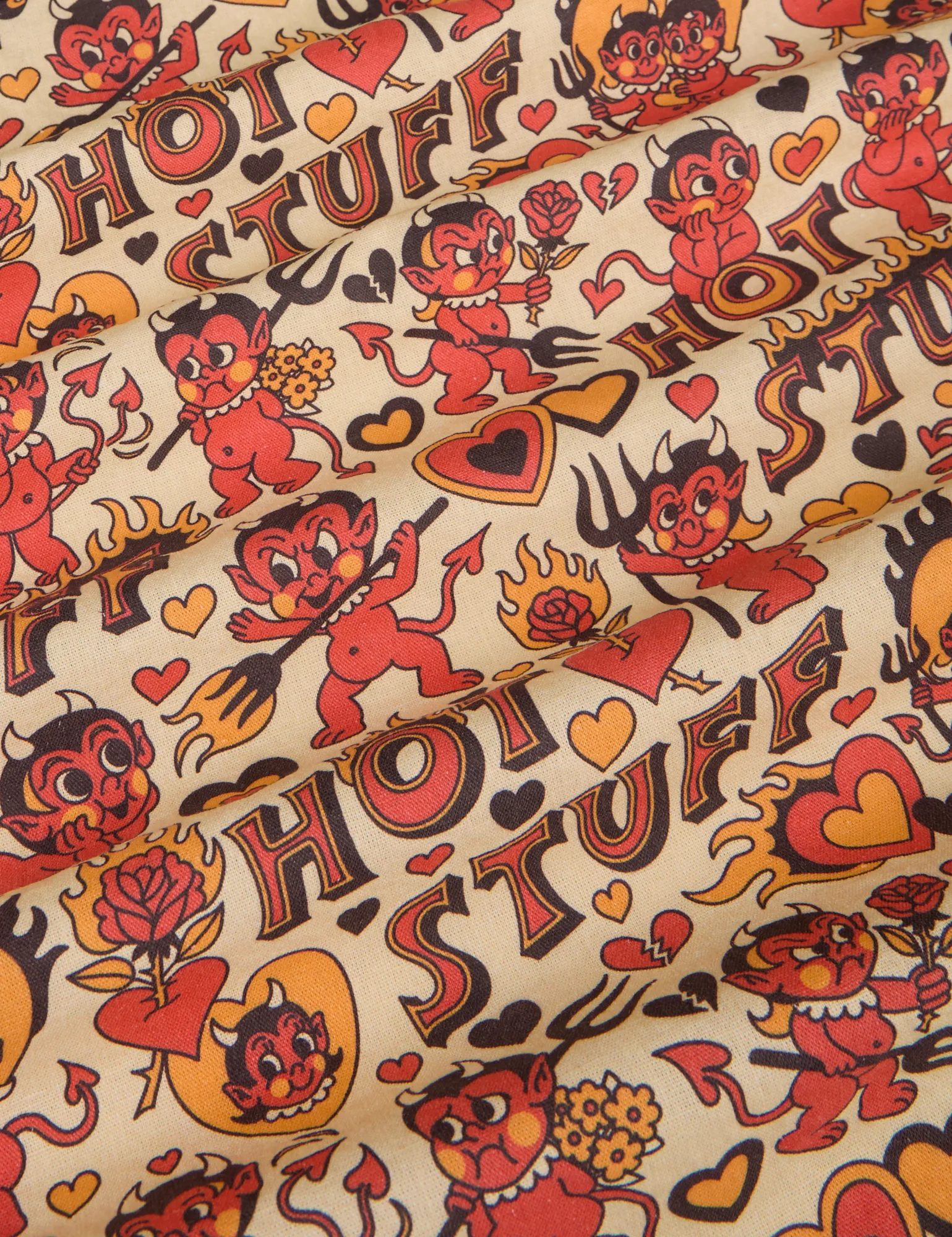 Hot Stuff Print Pantry Button-Up *FINAL SALE* sold by Big Bud Press product image thumbnail 2