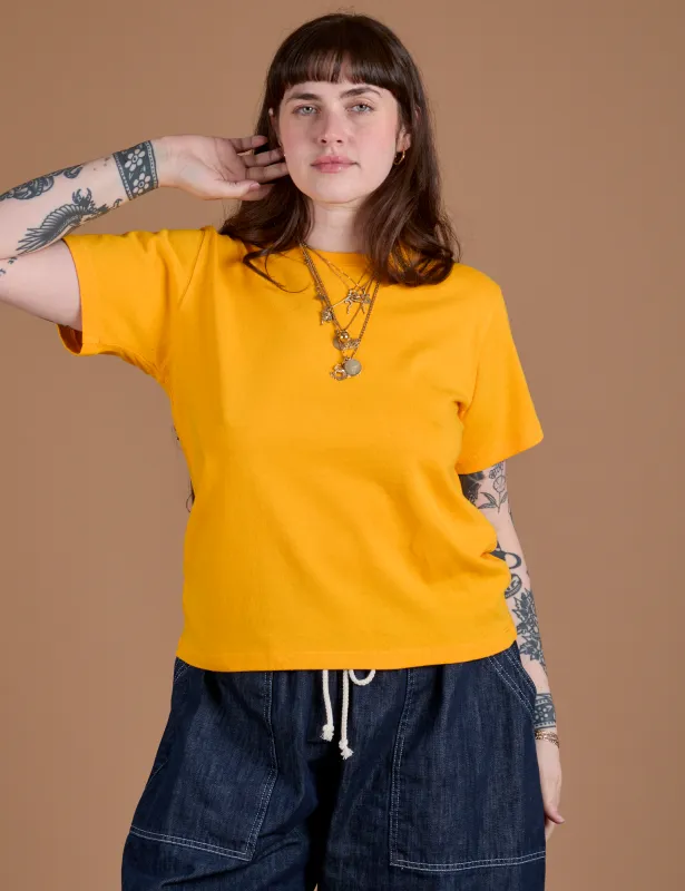 Burly Tee - Sunshine Yellow made by Big Bud Press