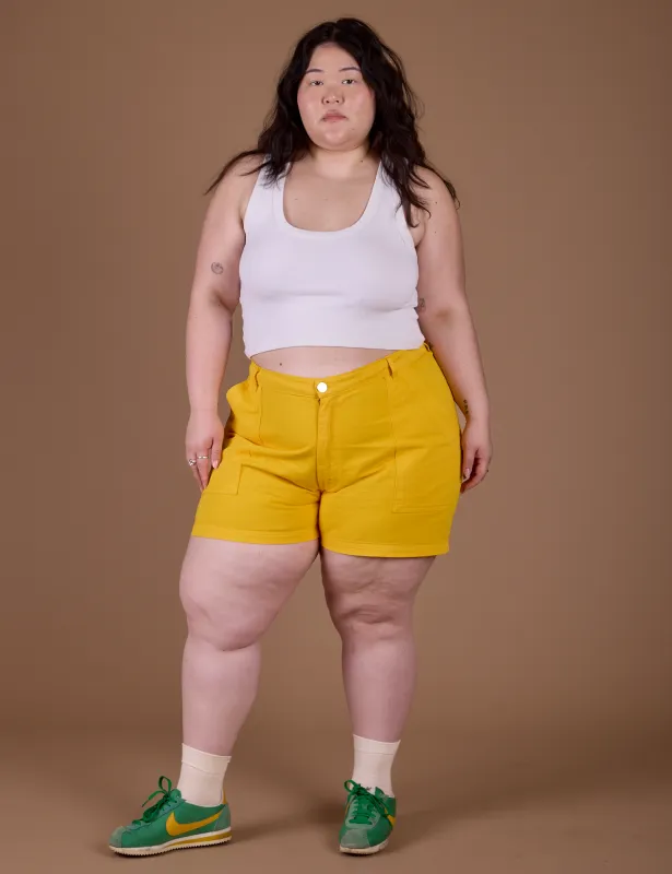 Classic Work Shorts - Sunshine Yellow made by Big Bud Press