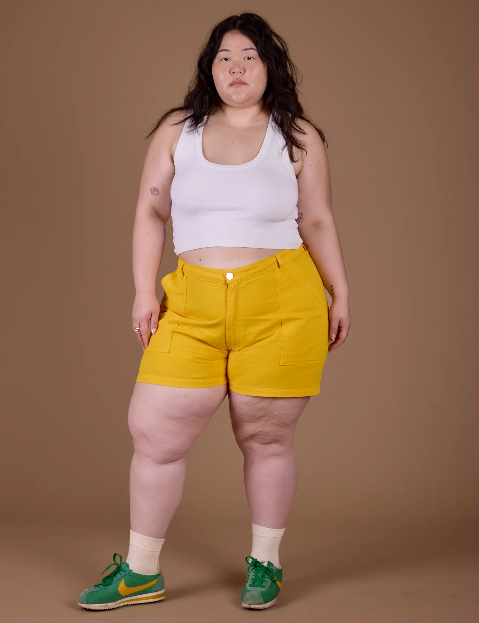 Classic Work Shorts - Sunshine Yellow sold by Big Bud Press