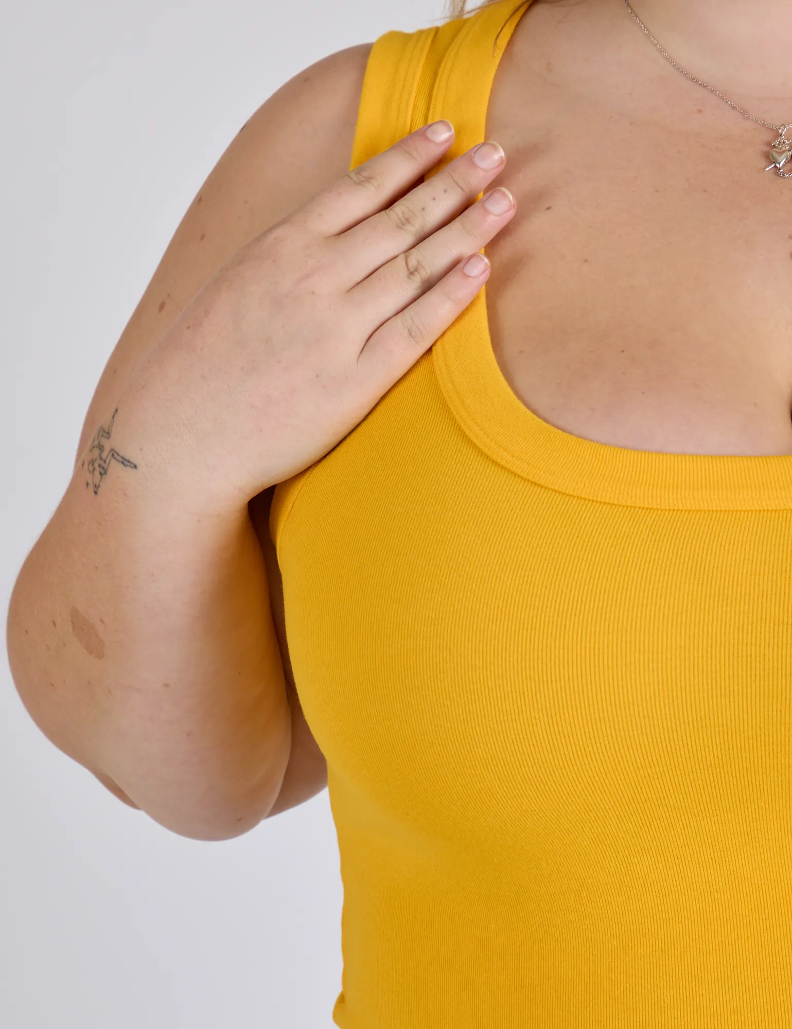 Cropped Tank Top - Sunshine Yellow sold by Big Bud Press product image thumbnail 4