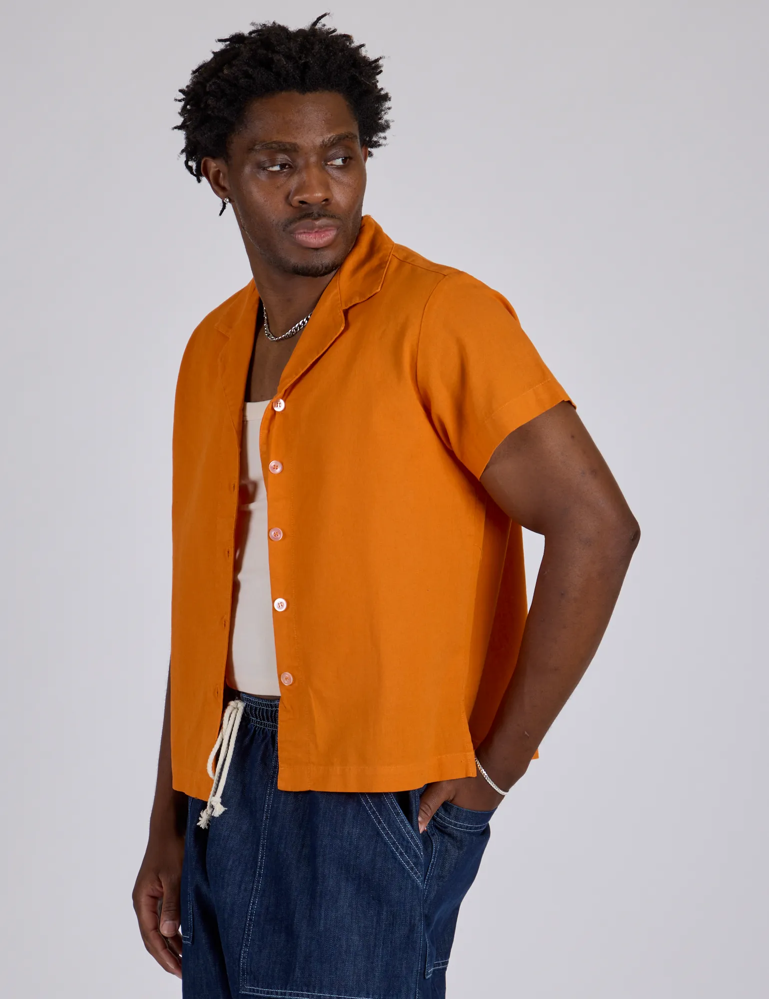 Pantry Button-Up - Creamsicle Orange sold by Big Bud Press product image thumbnail 4