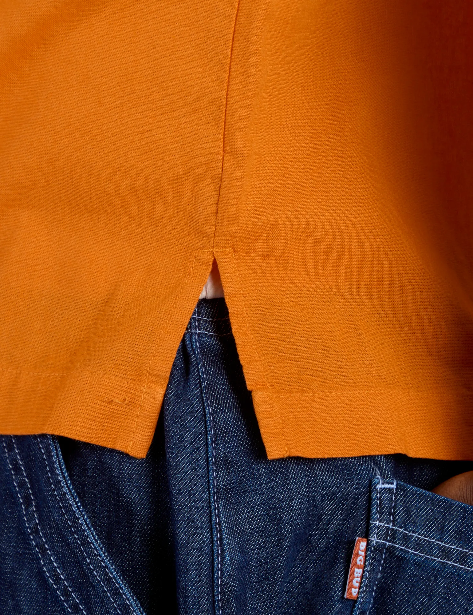 Pantry Button-Up - Creamsicle Orange sold by Big Bud Press product image thumbnail 5
