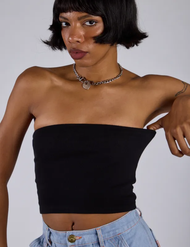 Tube Top - Basic Black made by Big Bud Press