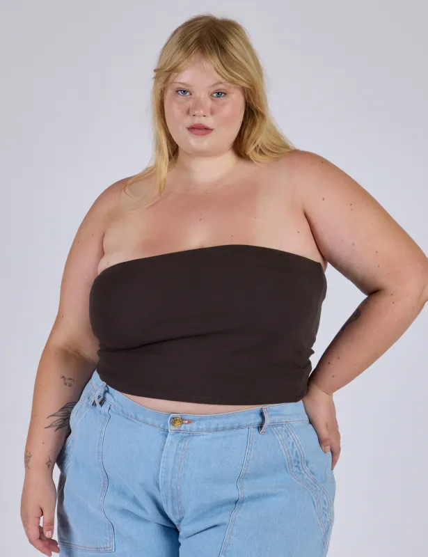 Tube Top - Espresso Brown made by Big Bud Press