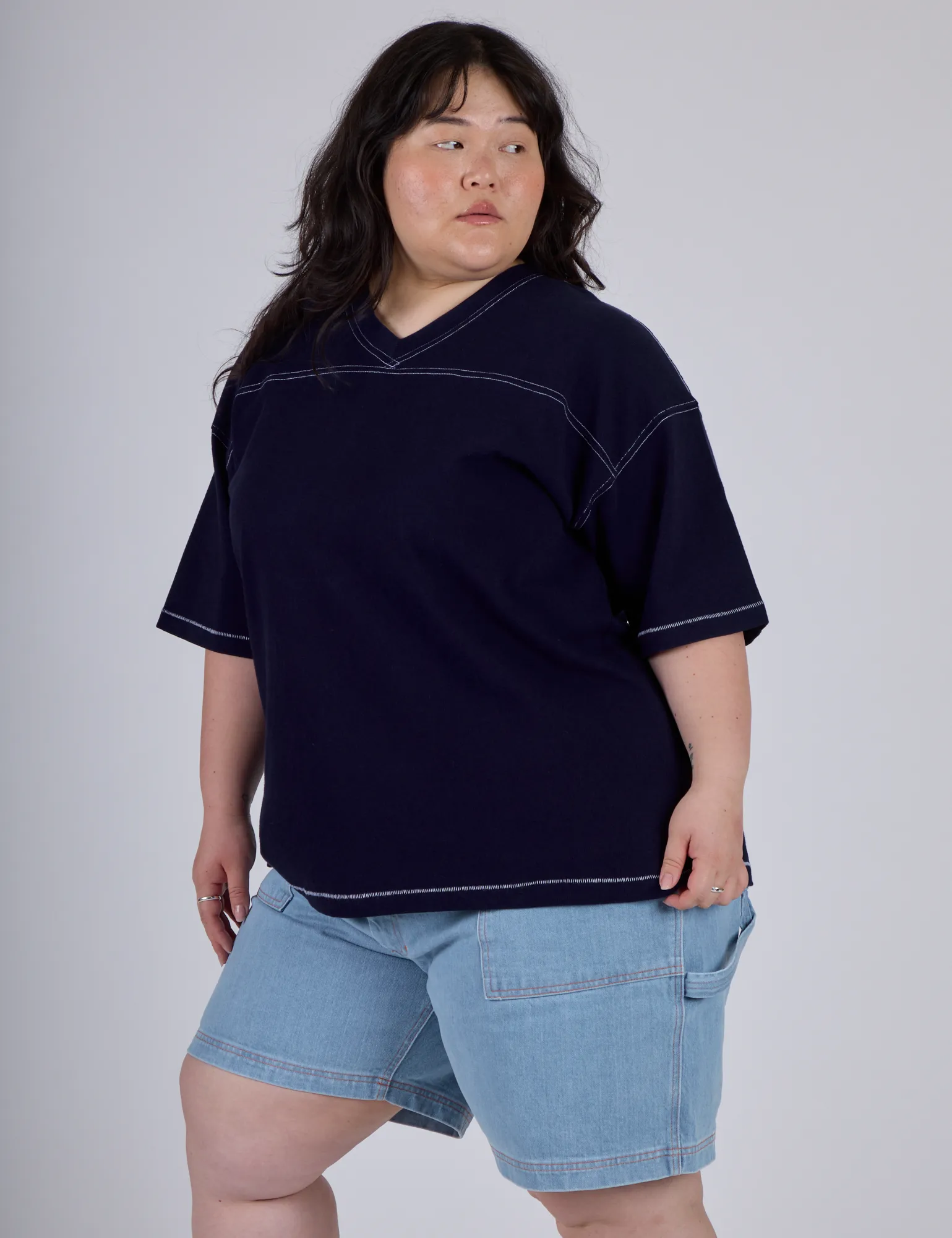 Burly Jersey - Navy sold by Big Bud Press product image thumbnail 5