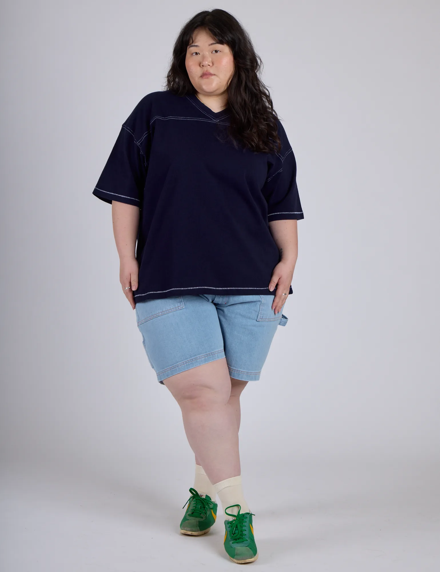 Burly Jersey - Navy sold by Big Bud Press product image thumbnail 3