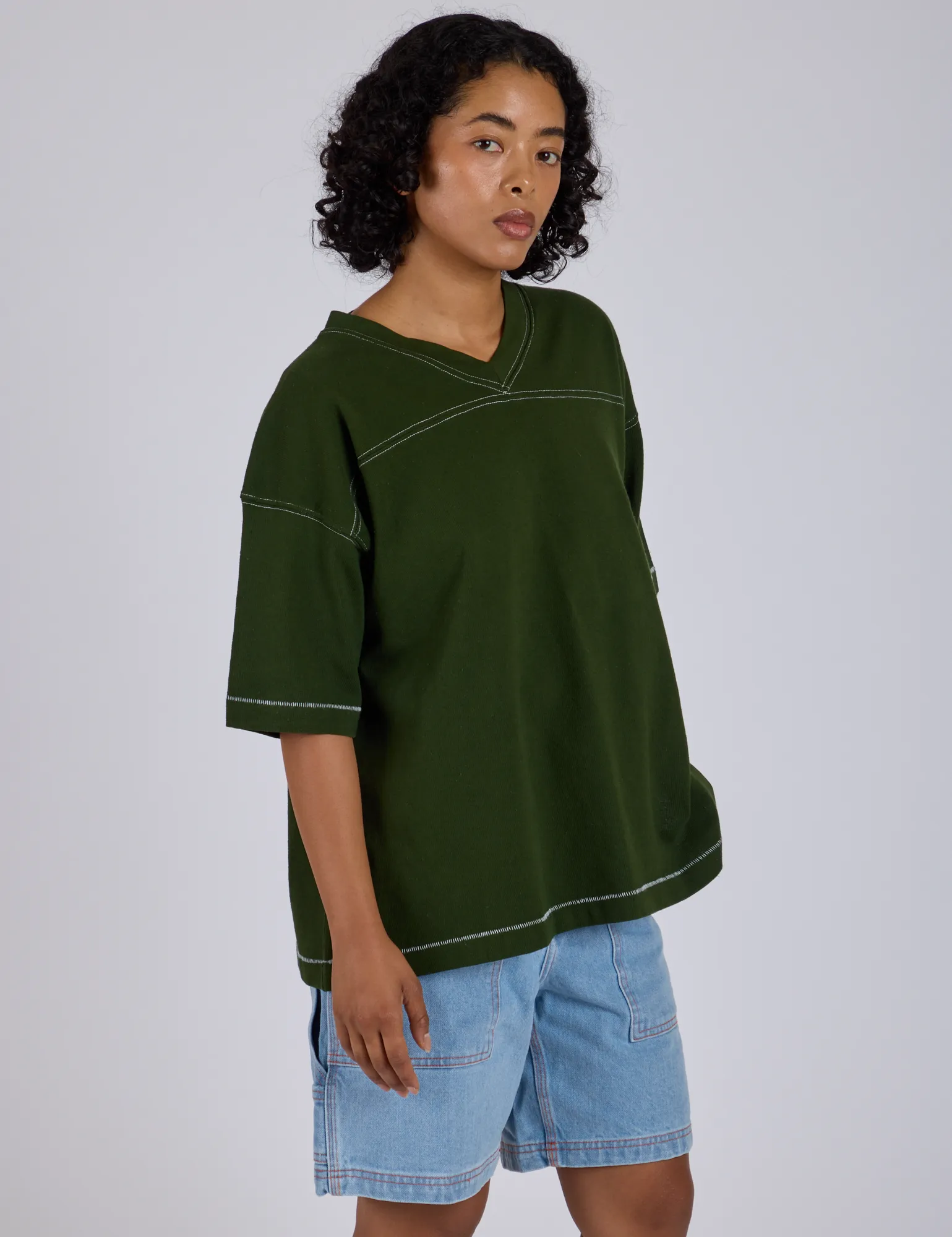 Burly Jersey - Evergreen sold by Big Bud Press product image thumbnail 3