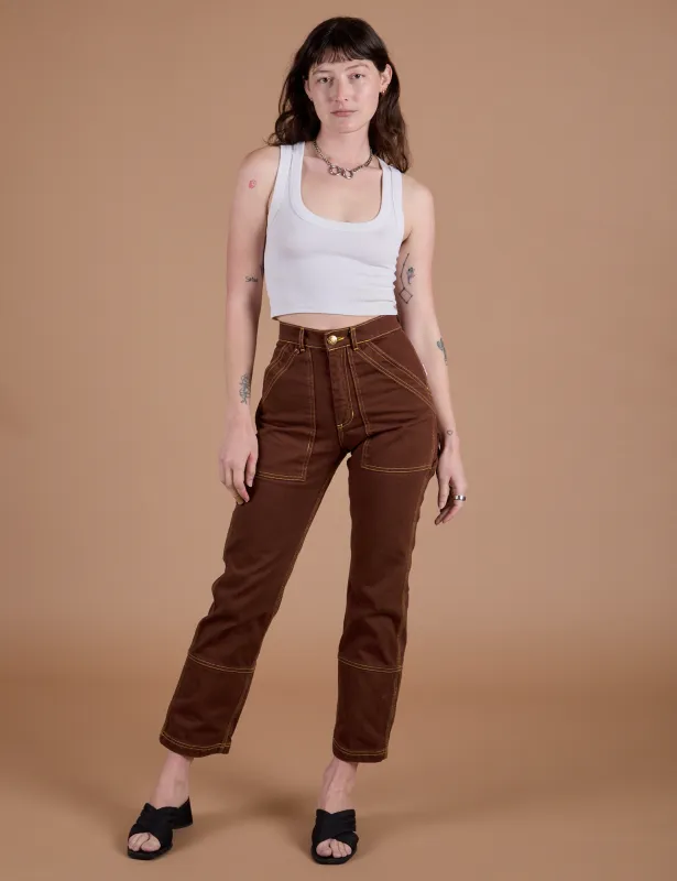 Carpenter Jeans - Fudgesicle Brown made by Big Bud Press