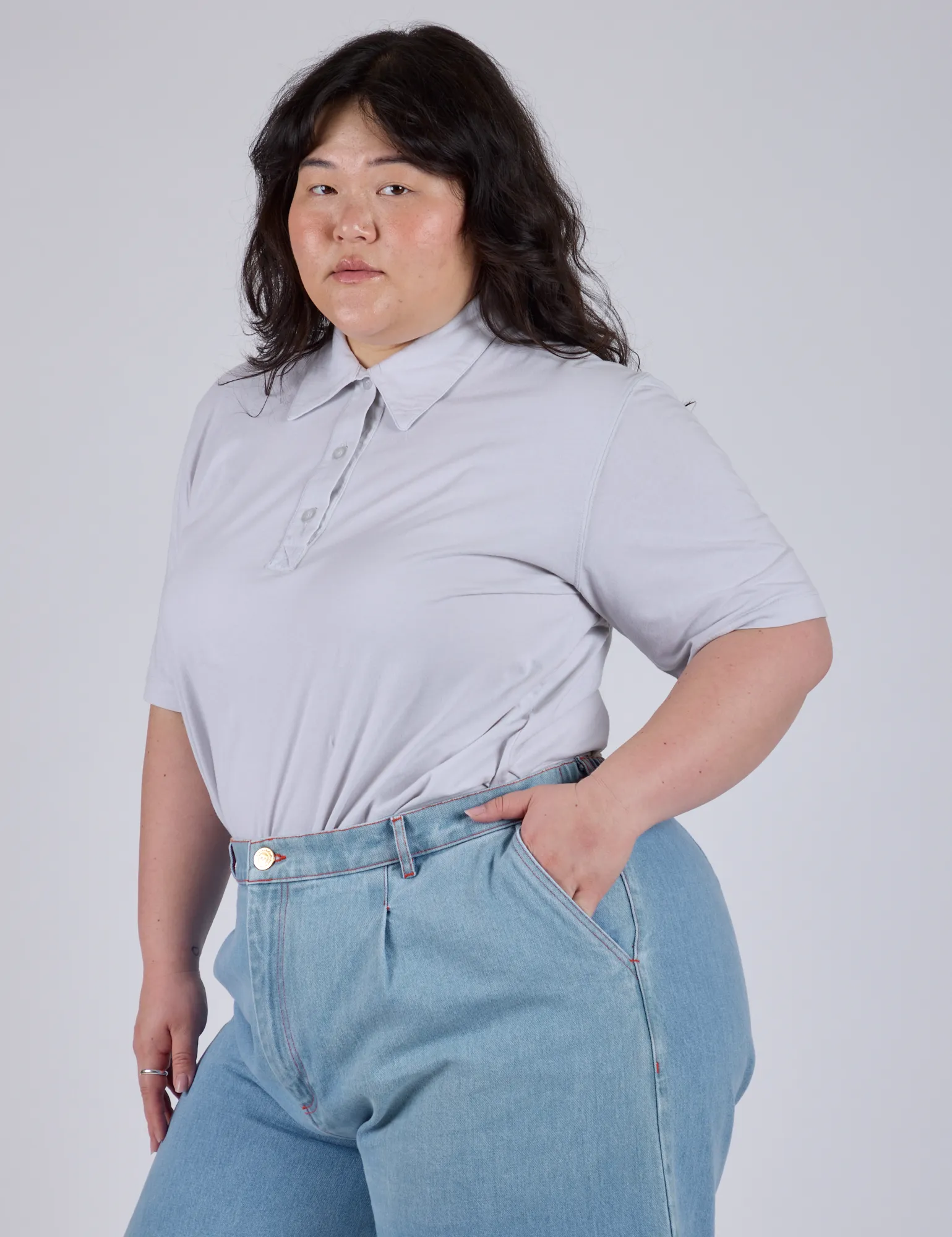 Classic Polo - Dishwater White sold by Big Bud Press product image thumbnail 5
