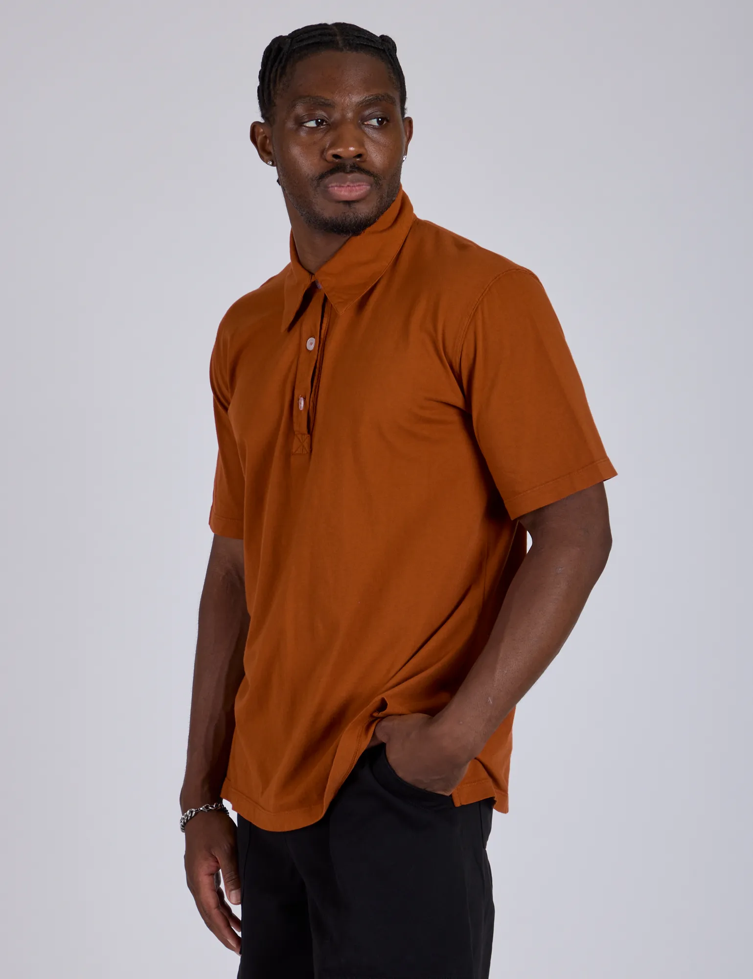 Classic Polo - Burnt Terracotta sold by Big Bud Press product image thumbnail 5