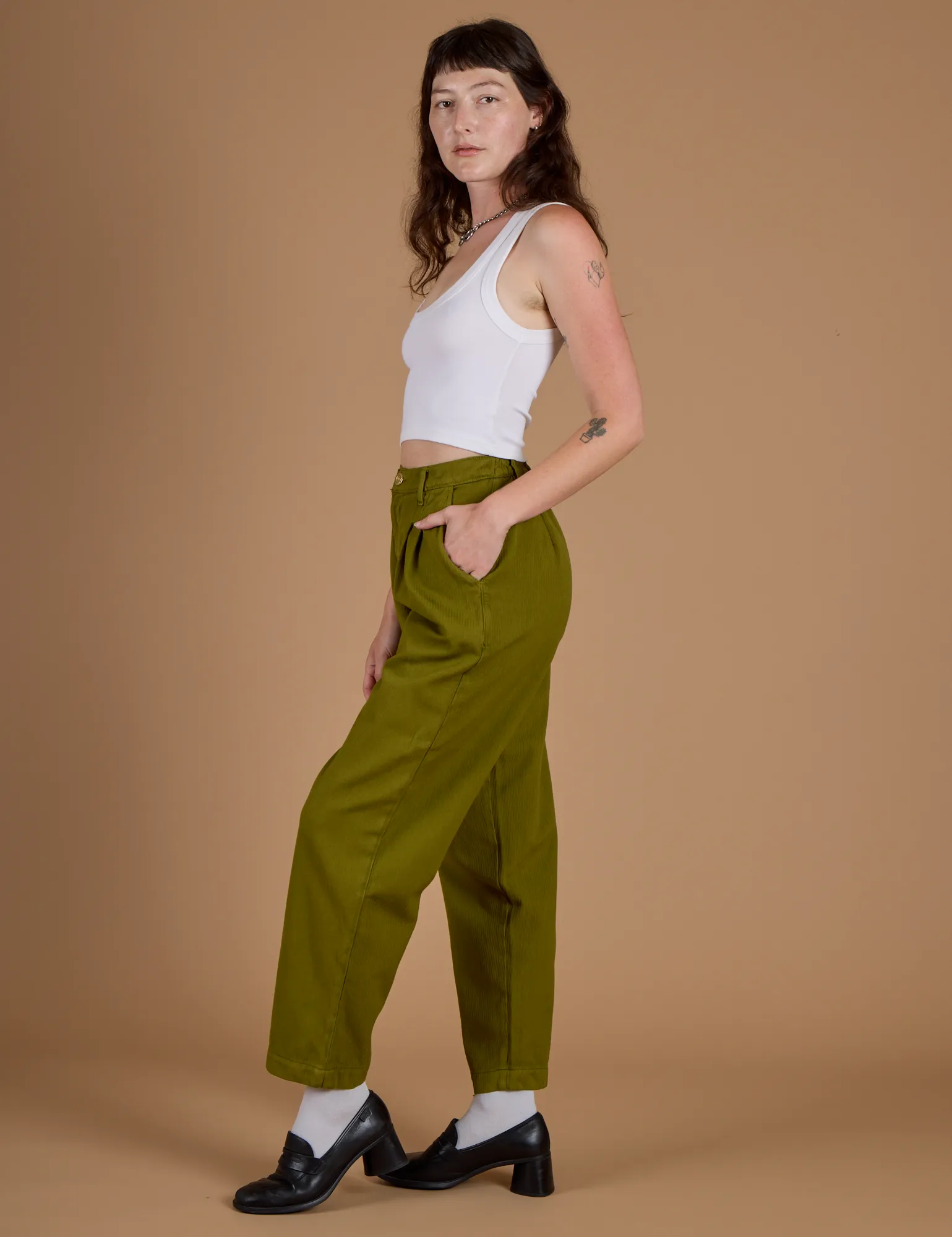 Heritage Trousers - Olive Green sold by Big Bud Press product image thumbnail 4