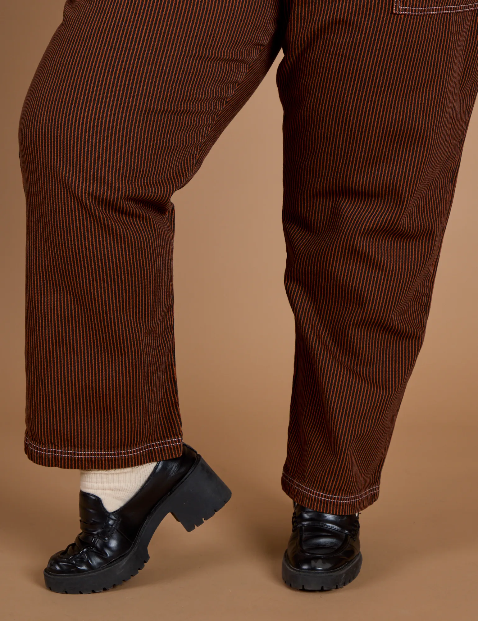 Railroad Denim Work Pants - Burnt Terracotta Overdye sold by Big Bud Press product image thumbnail 4