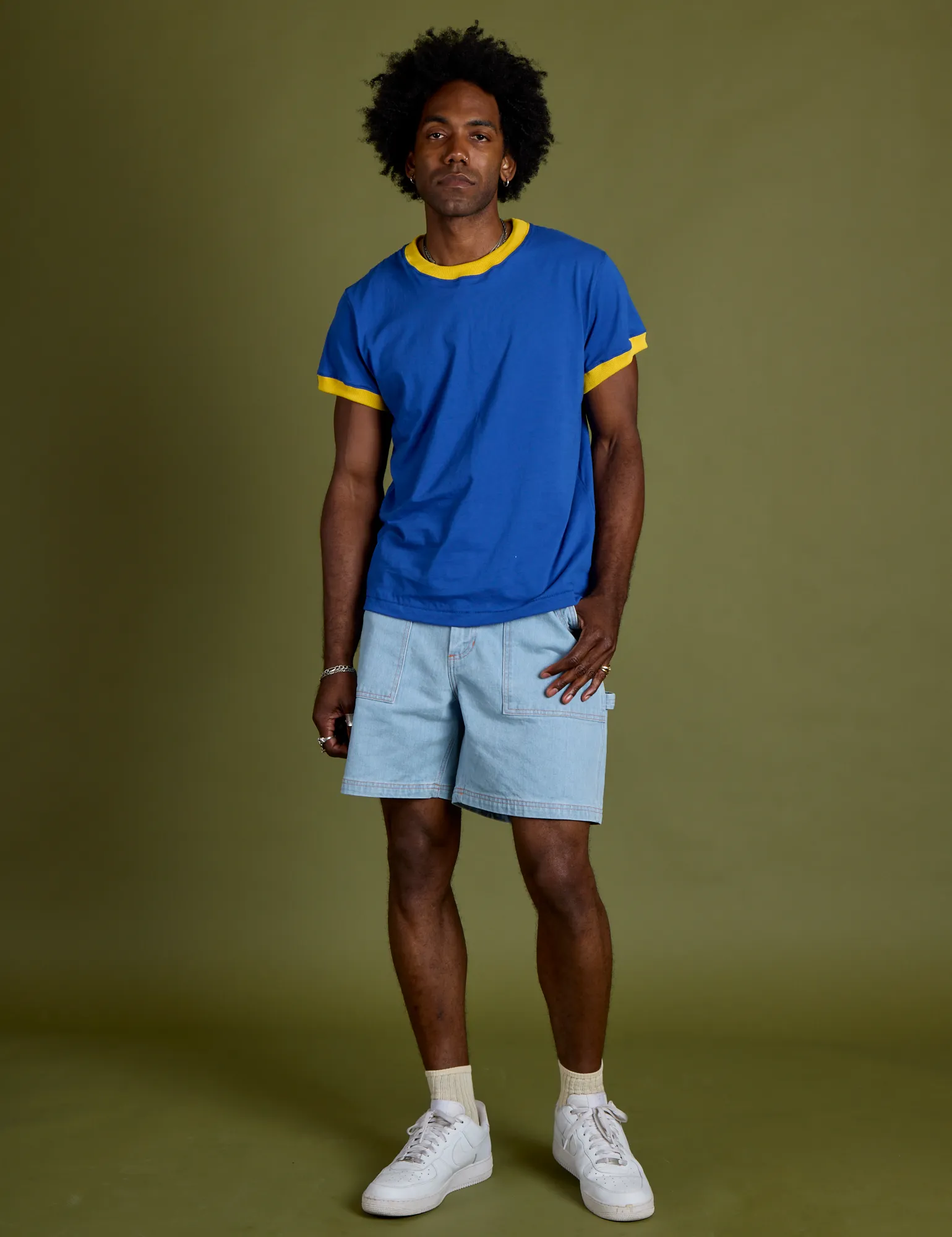 Vintage Ringer Tee - Royal Blue *FINAL SALE* sold by Big Bud Press product image thumbnail 5